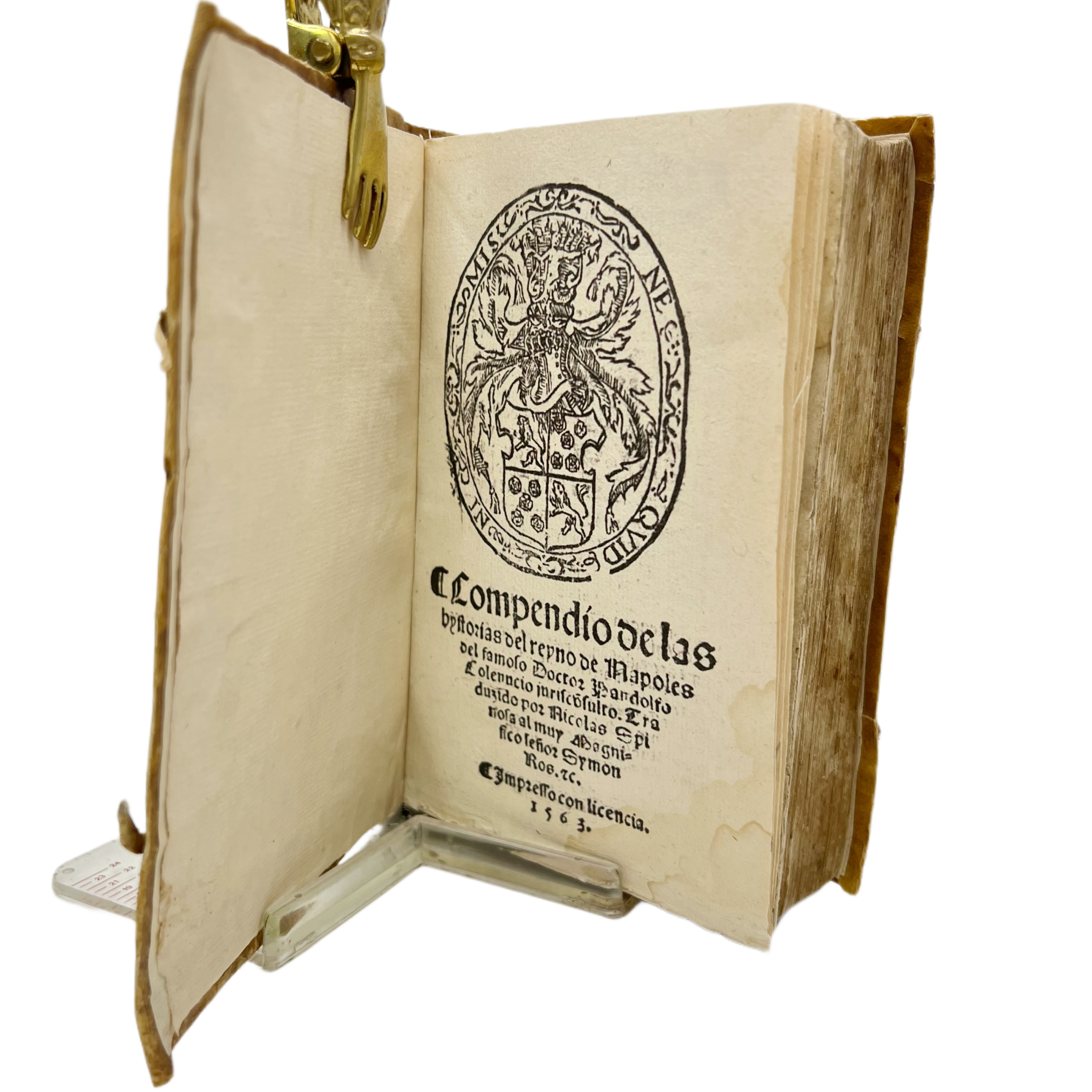 PANDOLFO COLENUCIO - HISTORIAS DEL REINO DE NÁPOLES - 1563