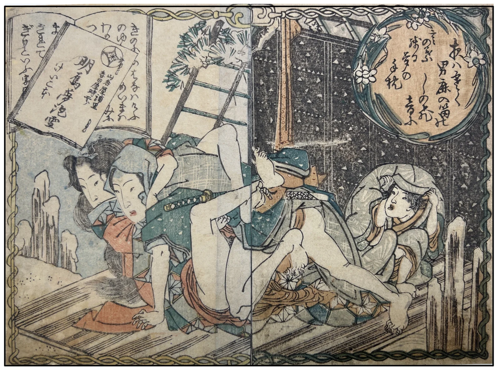 ANÓNIMO - ARTE ERÓTICO JAPONÉS (SHUNGA) - C. 1840