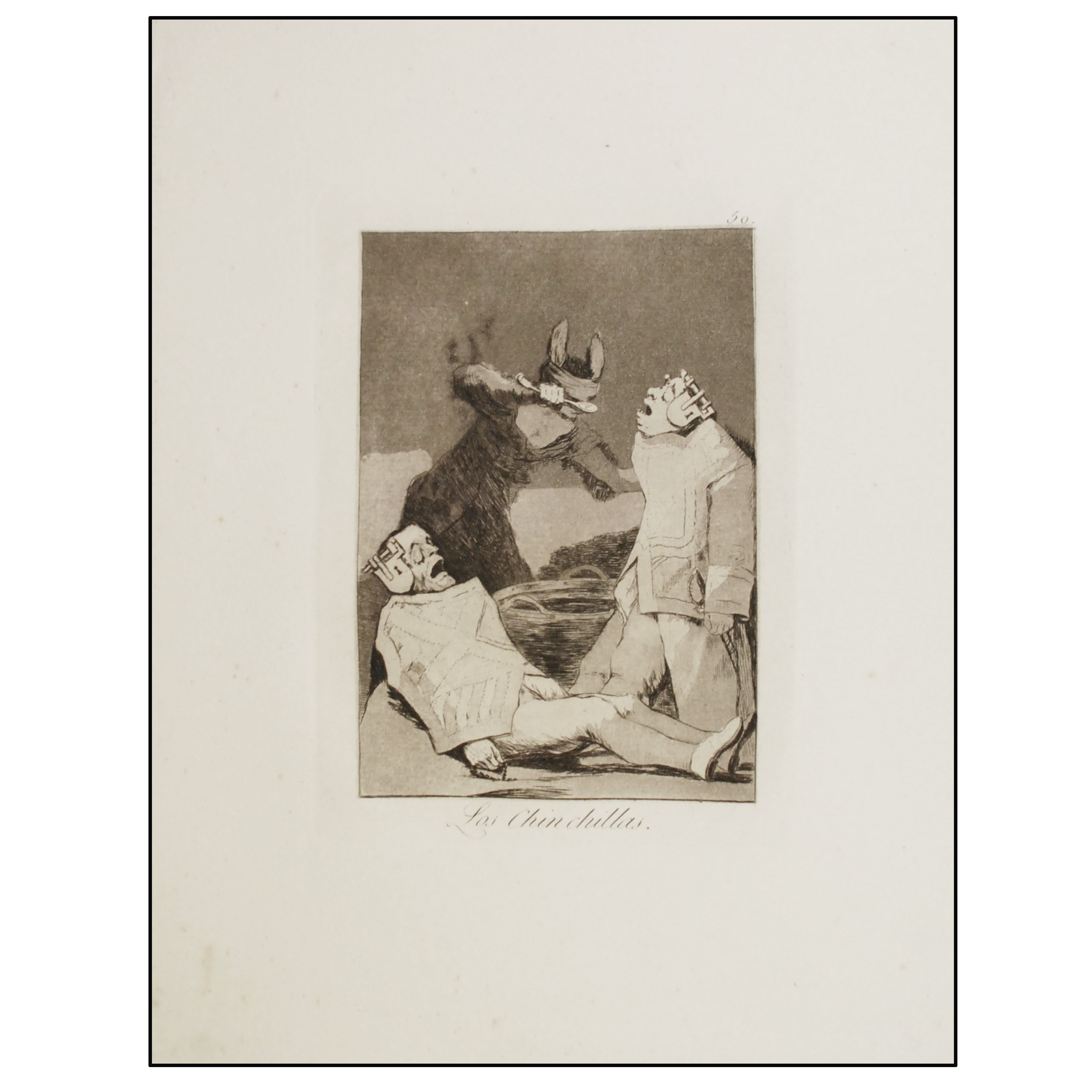 FRANCISCO DE GOYA - LOS CAPRICHOS (LOS CHINCHILLAS, Nº 50) - 1918