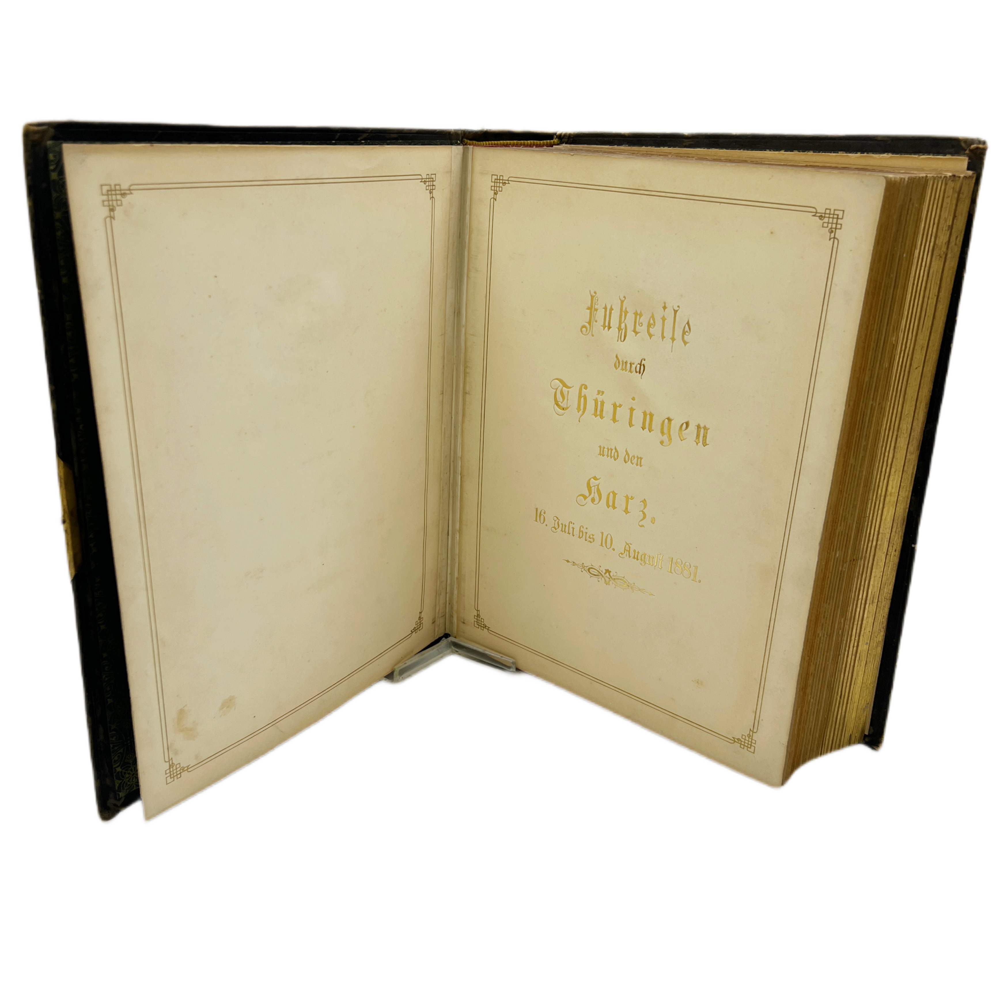 ERNST ROSE  Y OTROS FOTÓGRAFOS ALEMANES - TURINGIA Y HARZ - 1881