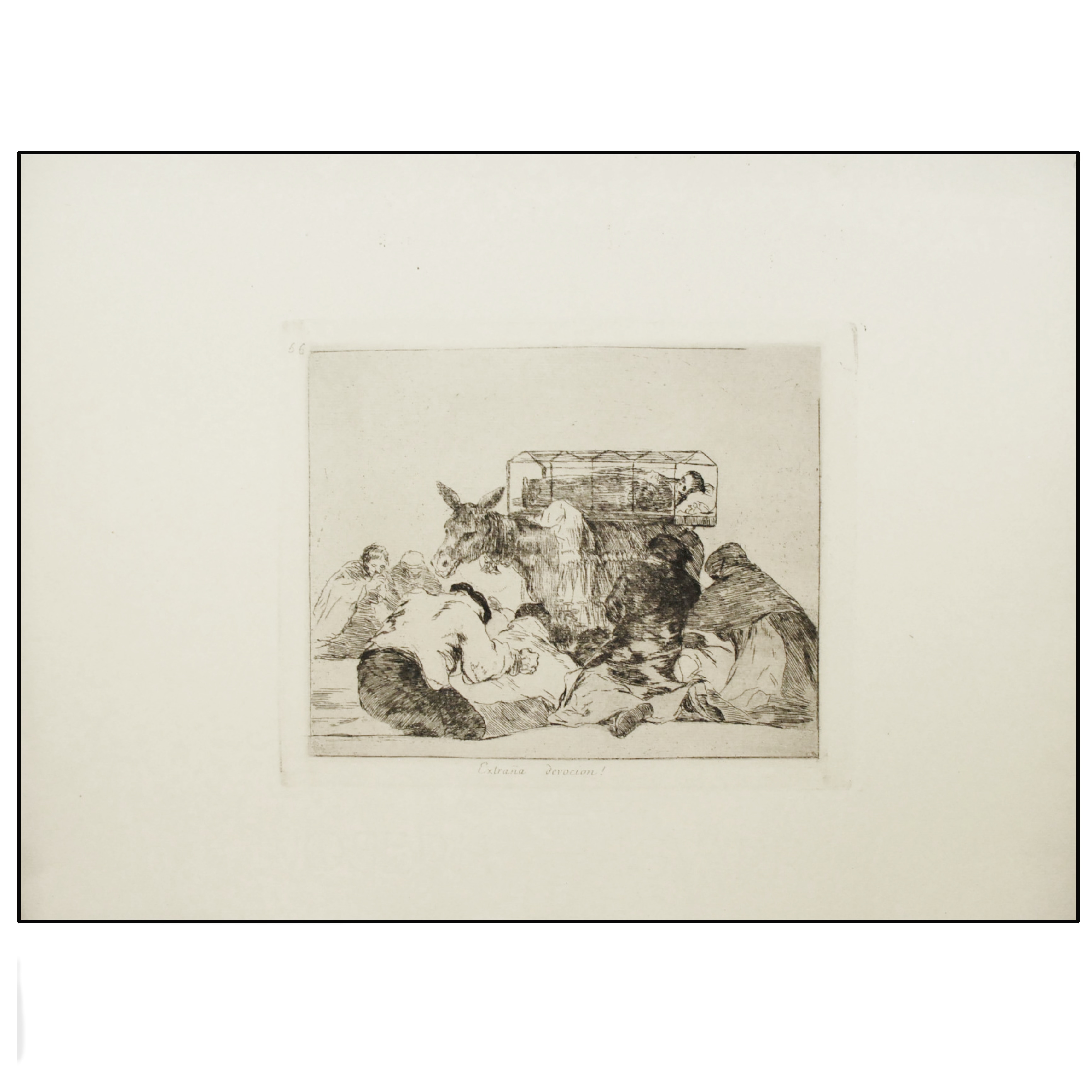 FRANCISCO DE GOYA - LOS DESASTRES DE LA GUERRA  (EXTRAÑA DEVOCIÓN, ESTAMPA Nº 66) - 1930