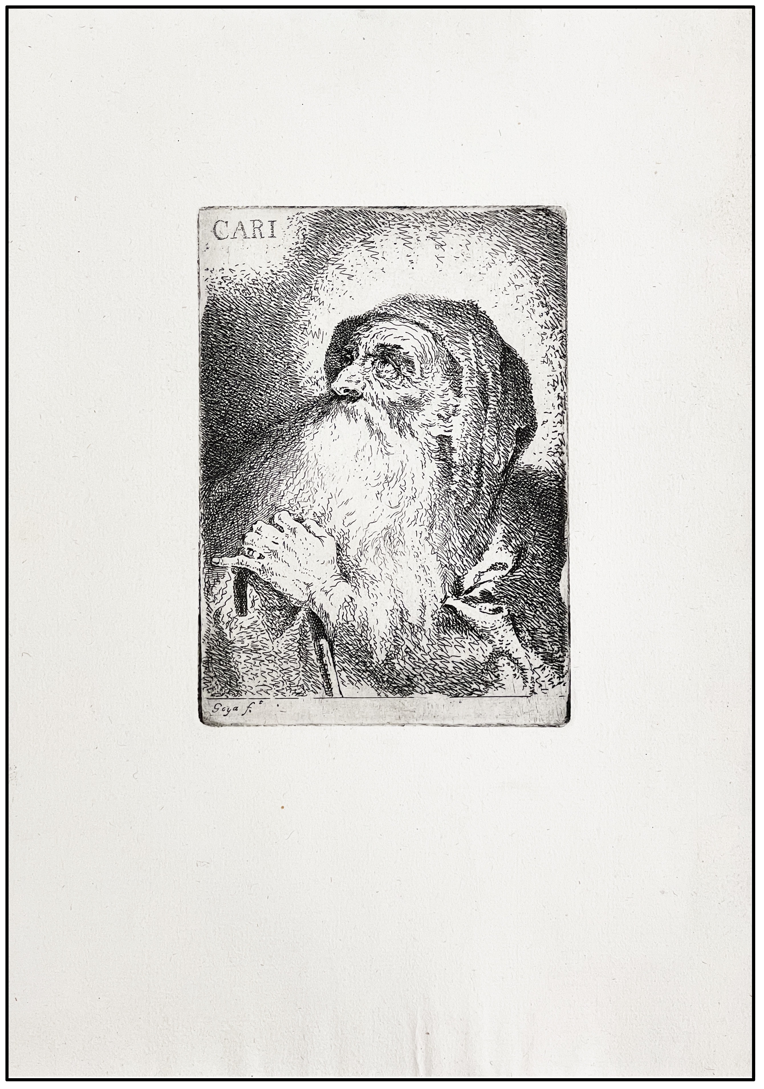 FRANCISCO DE GOYA - SAN FRANCISCO DE PAULA, CARI(TAS) - SEGUNDA EDICIÓN - 1920