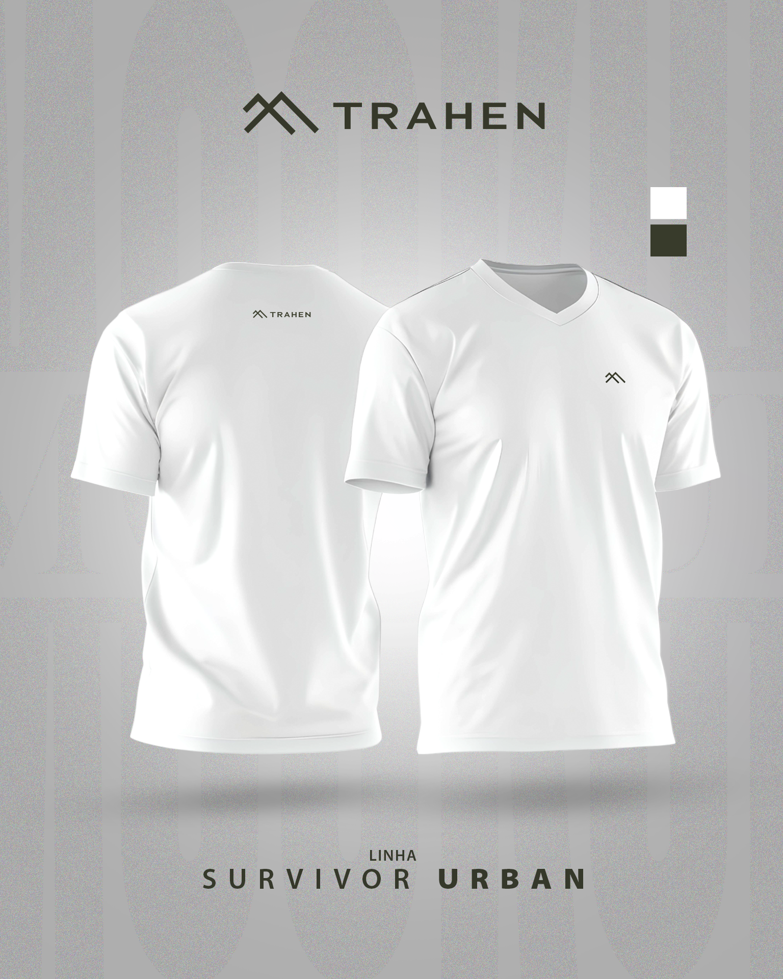 Camiseta Survivor - Branca