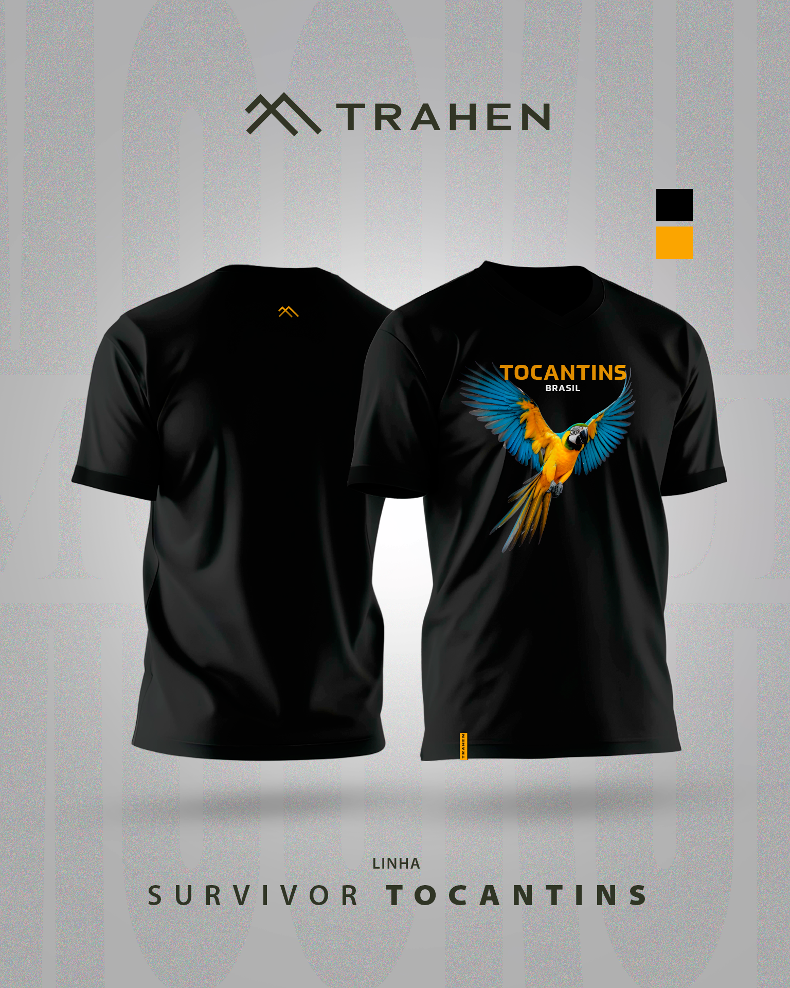 Camiseta Tocantins - Preta