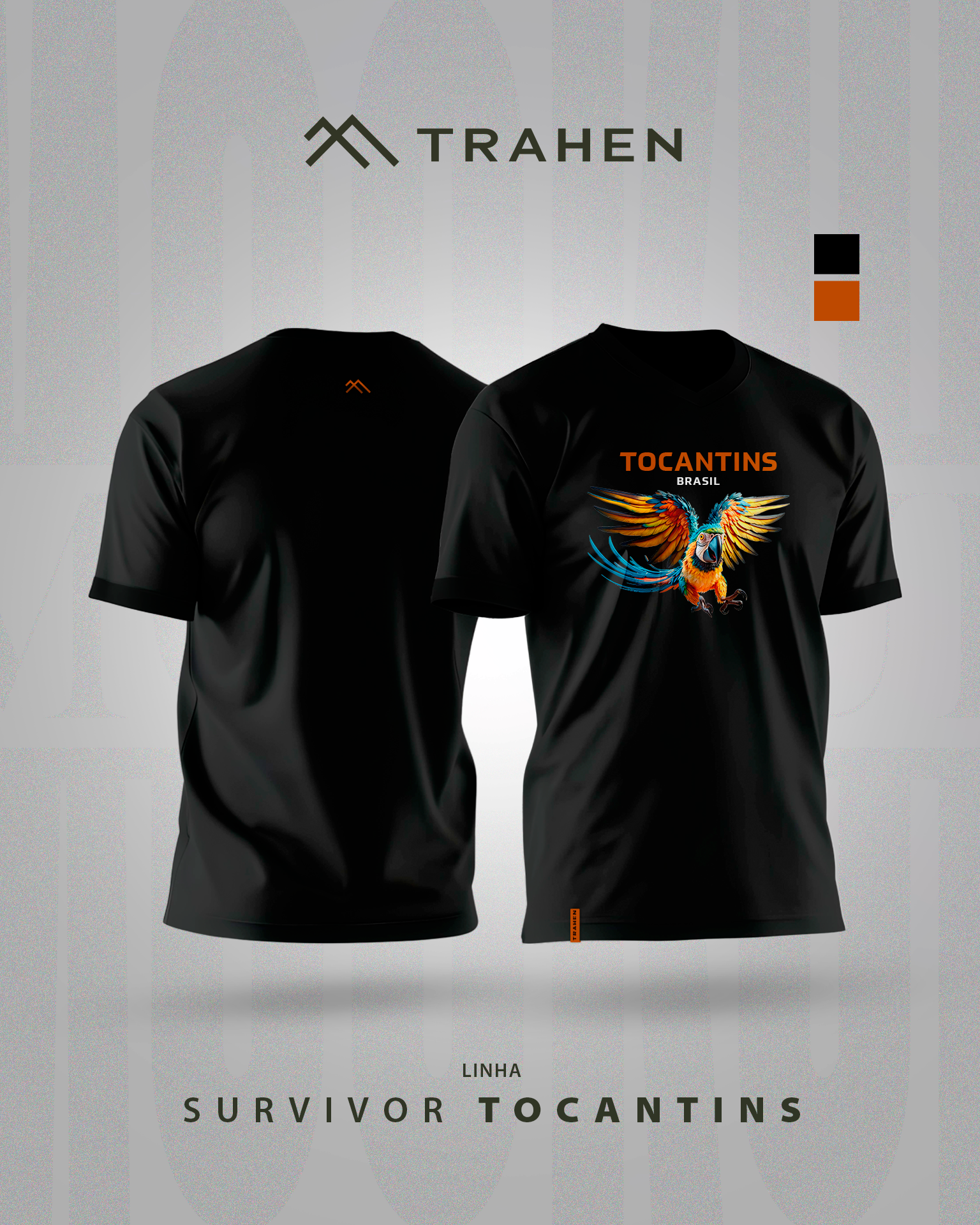 Camiseta Tocantins - Preta