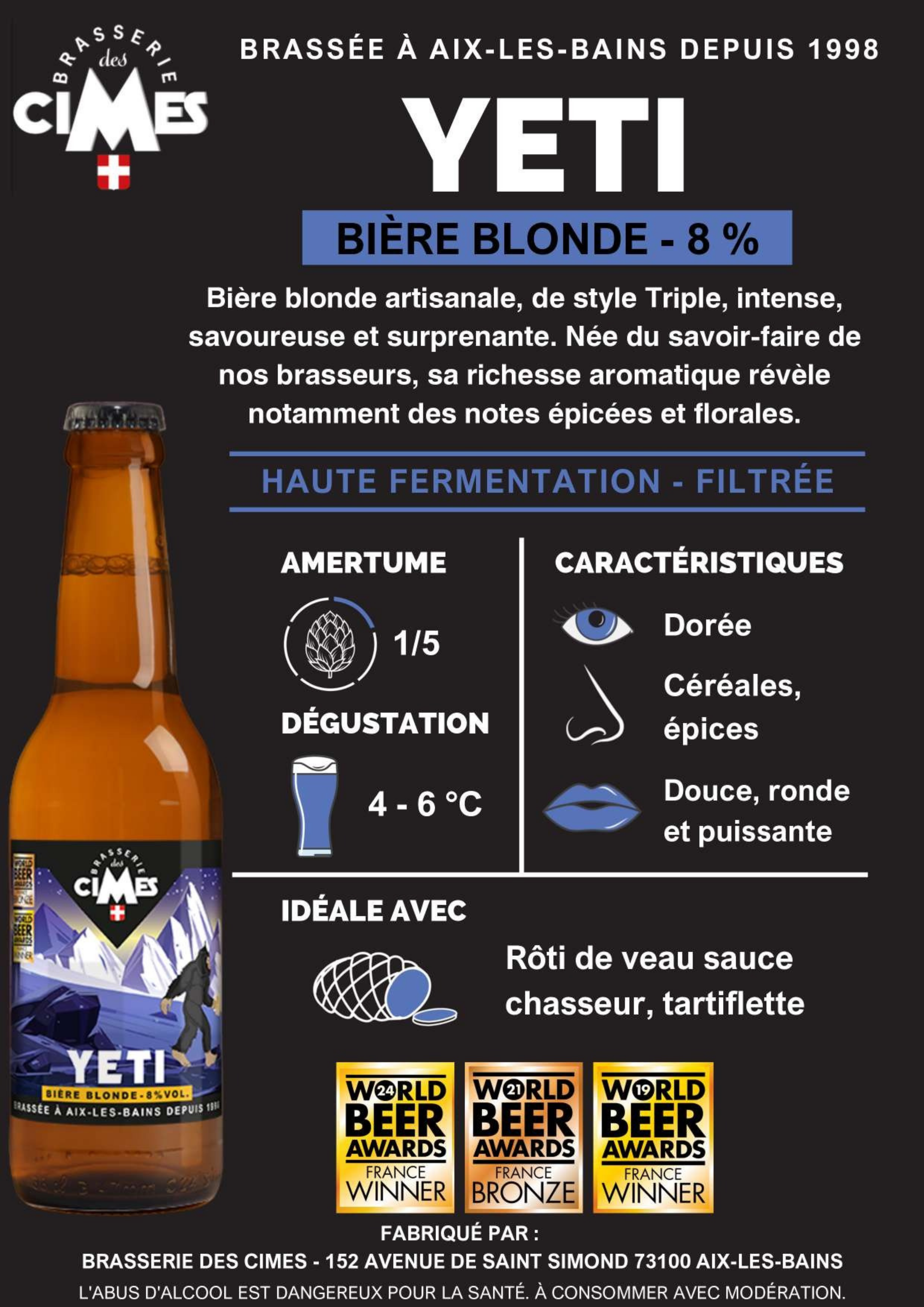Yeti bière blonde