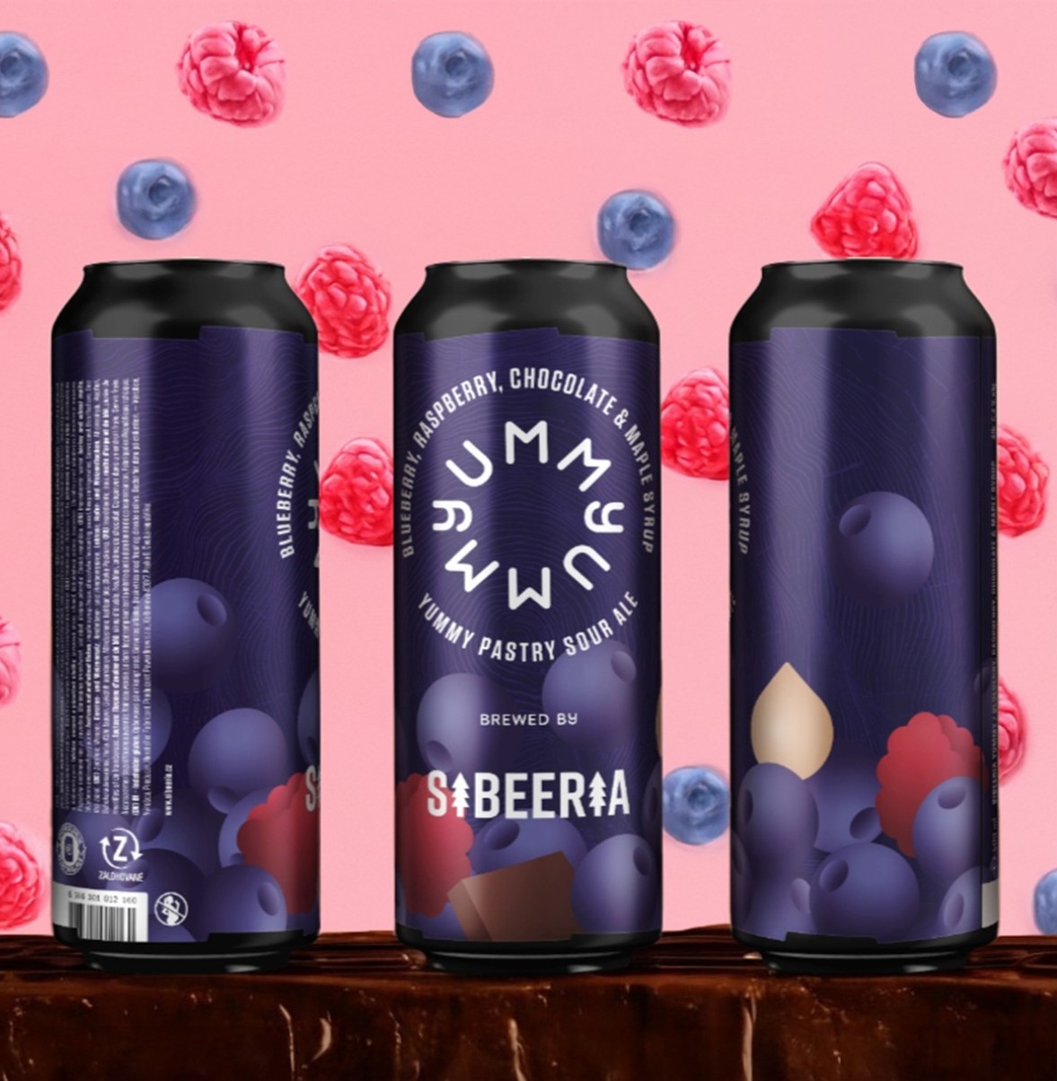 Bière Sibeeria Yummy - Pastry Sour Fruits Noirs & Érable