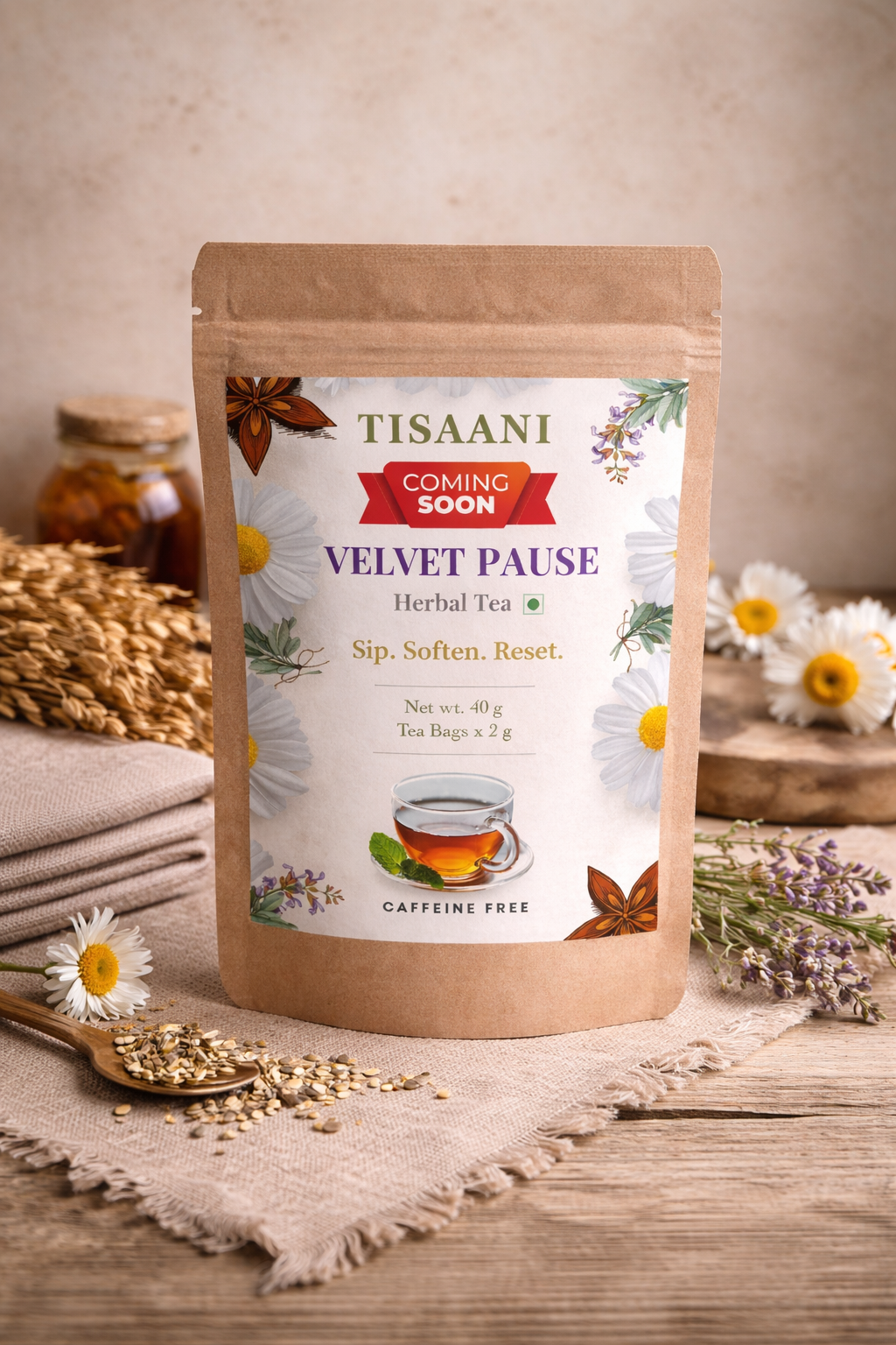 Velvet Pause Herbal Tea