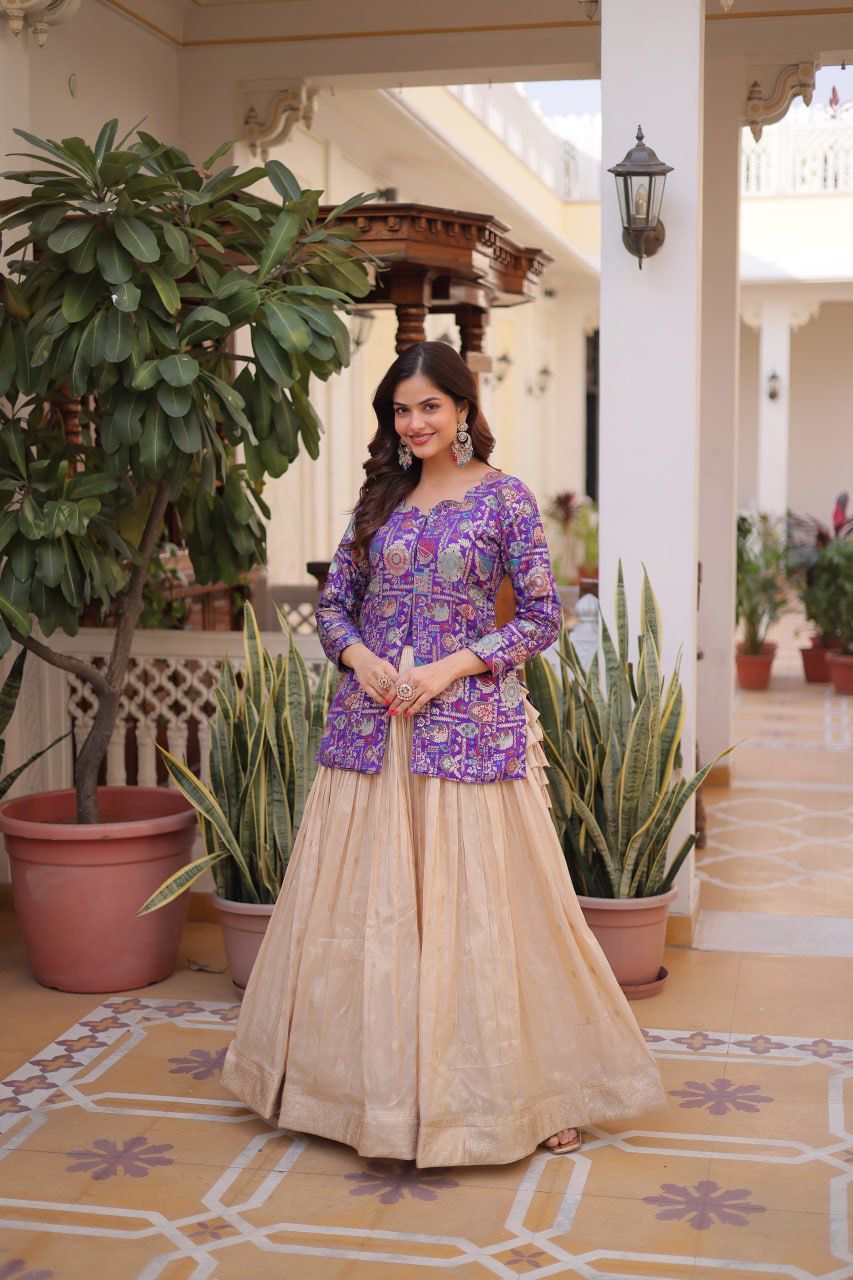 Embroidered Traditional Formal Dress