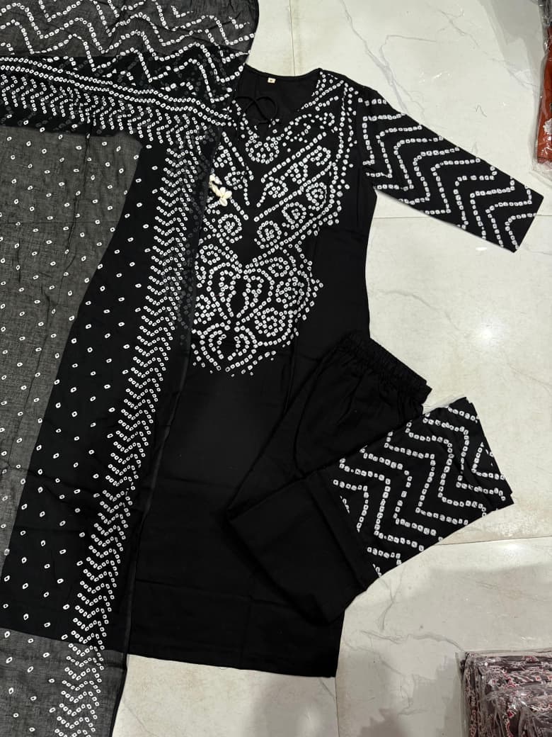 Printed  Ethnic cotton Suit 