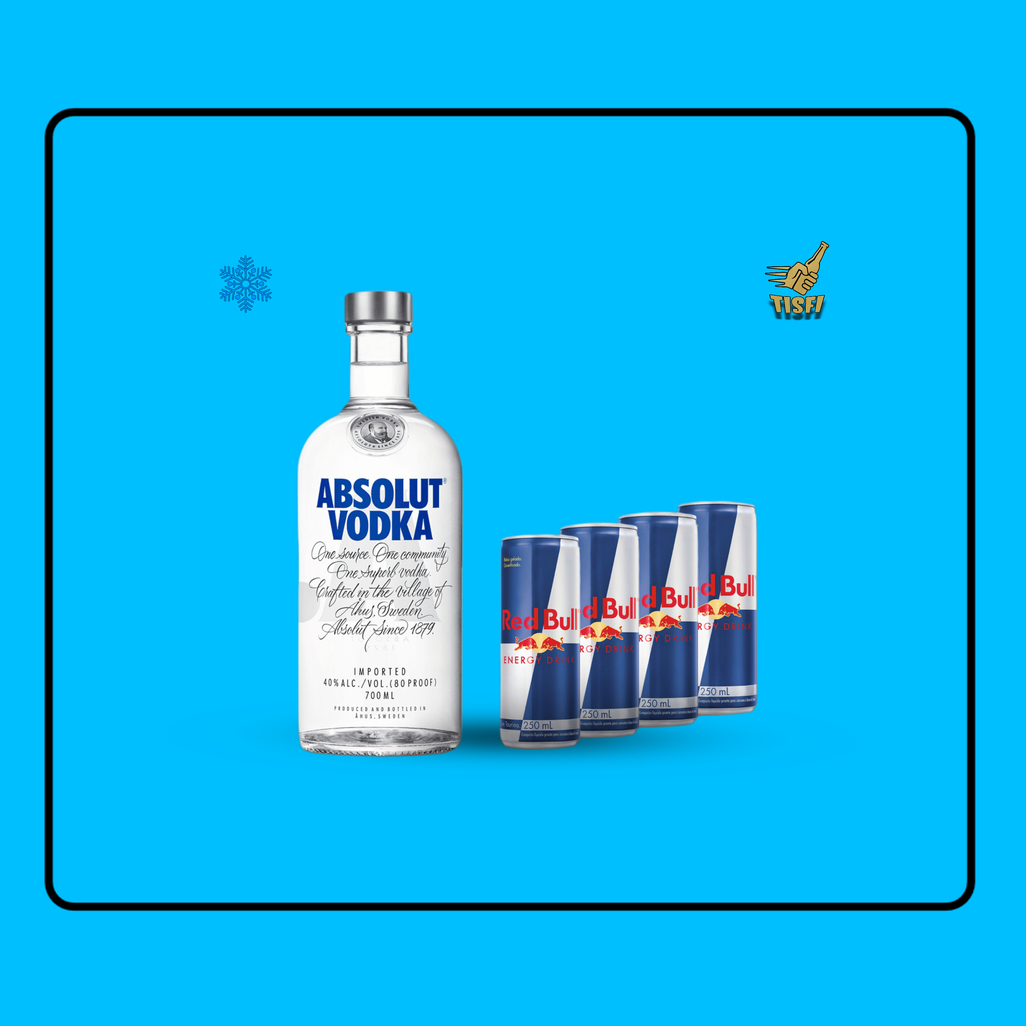 Absolut Vodka & Red Bull