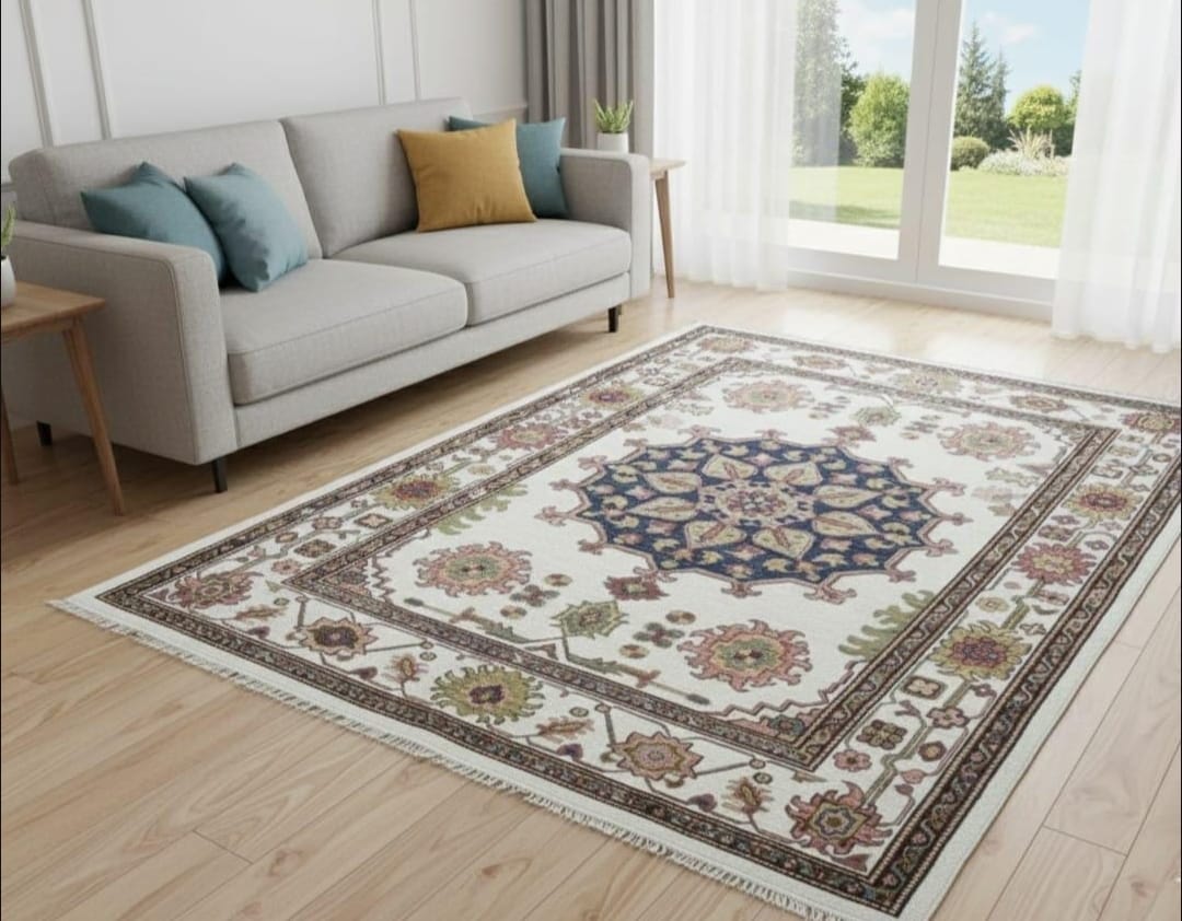 Elegant Persian-style Living Room Rug