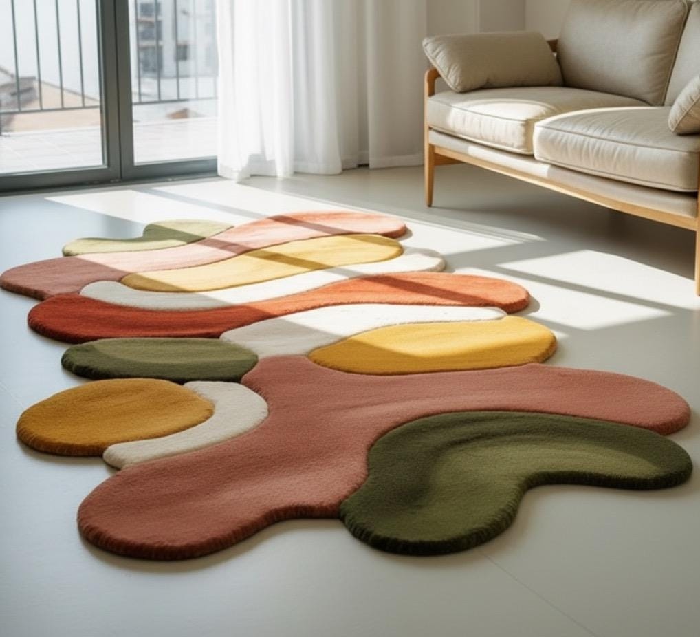 Abstract Multicolor Area Rug