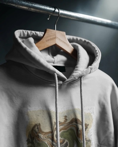 Artistic Print Hoodie
