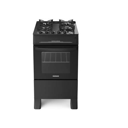 Fogão 4 Bocas Electra Glass Tampo de Vidro 