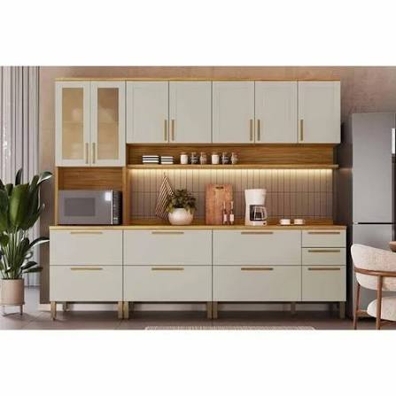 Kit Armário de Cozinha Riesling 5 Peças 