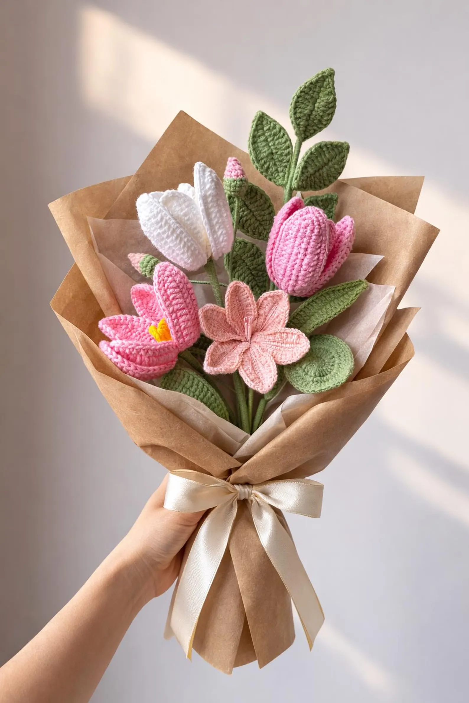 Handmade Crochet Flower Bouquet