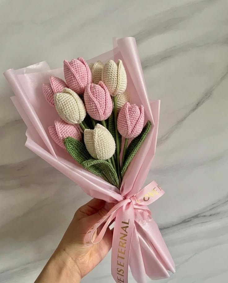 Handmade Crochet Flower Bouquet