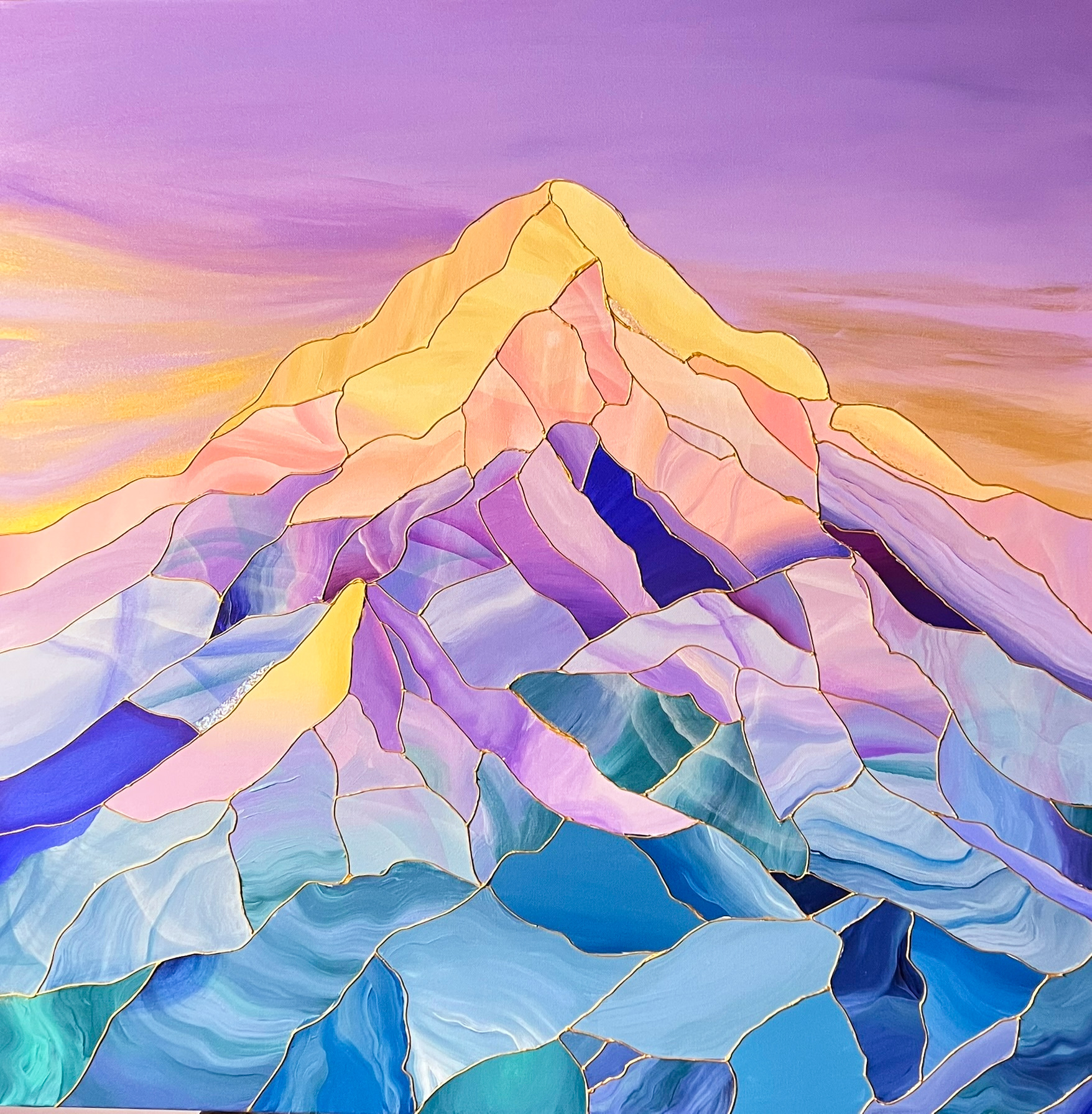 Whimsy Mountain Canvas Print