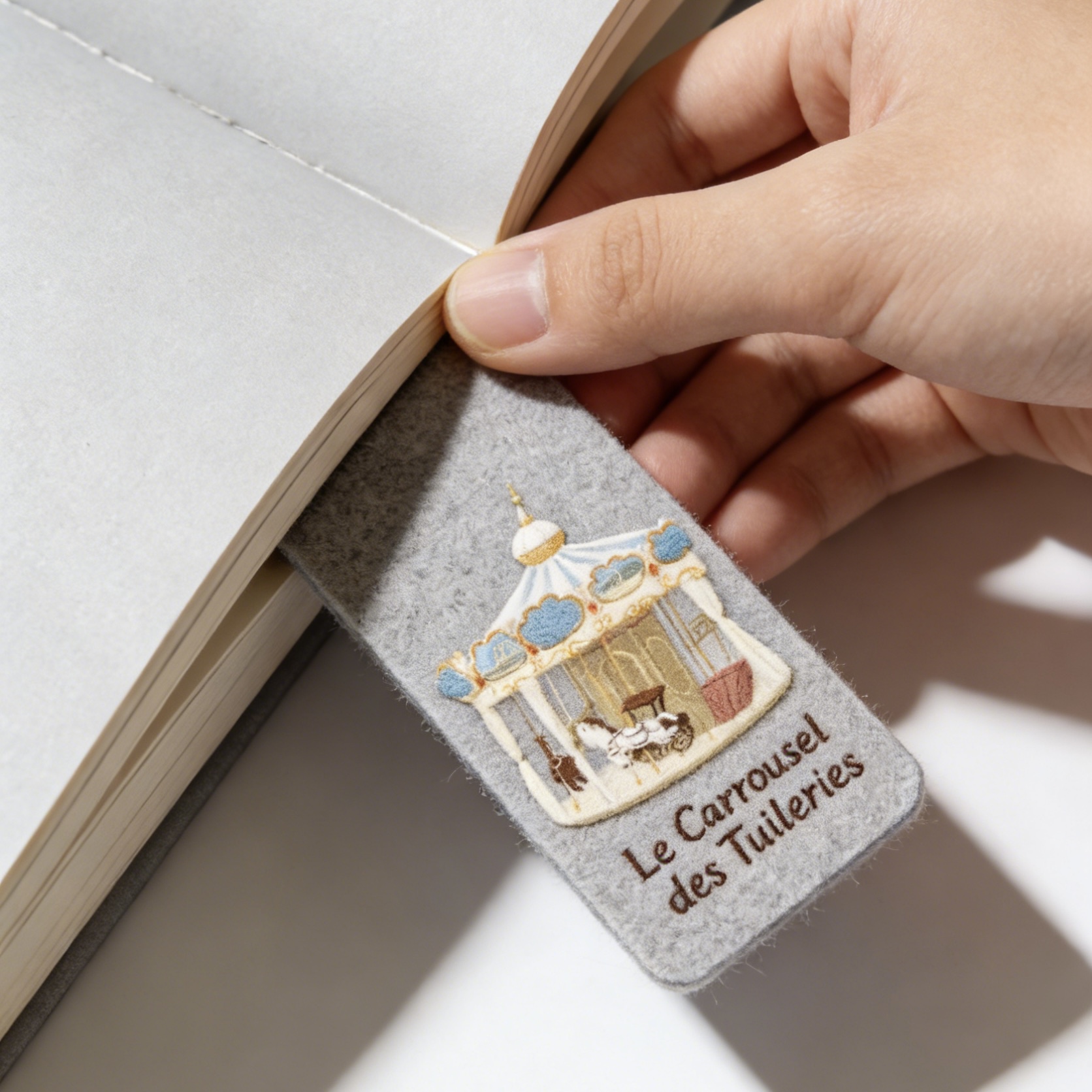 Marque-page en feutre