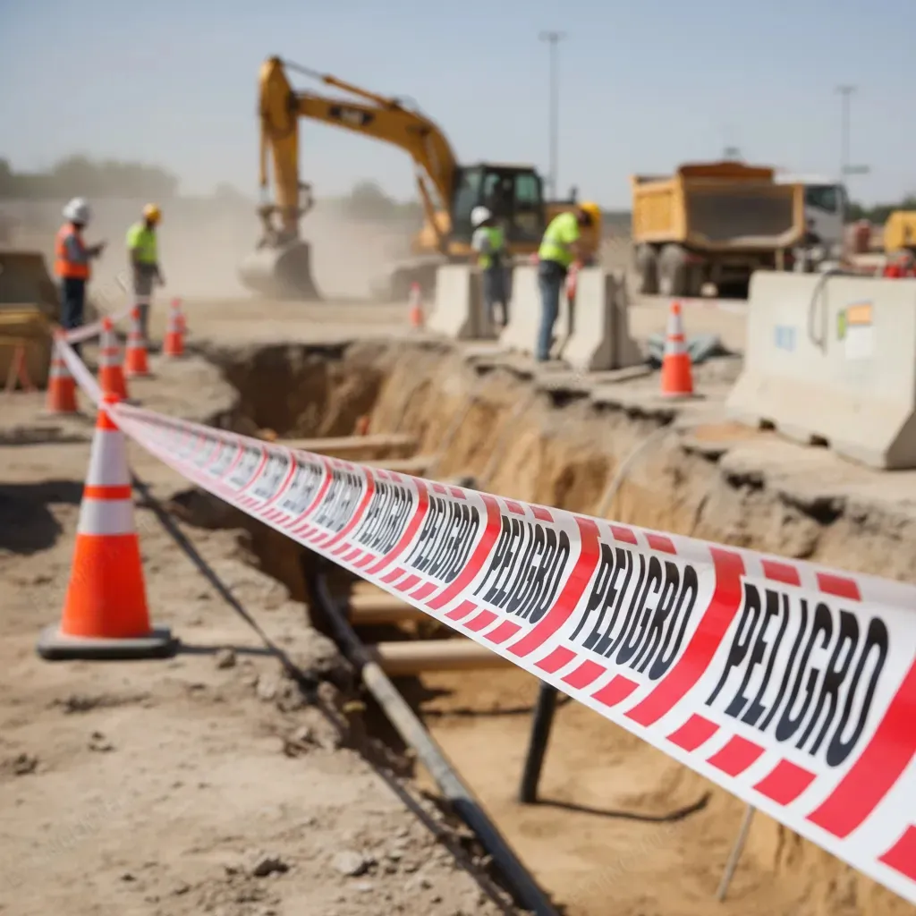 Cinta de Peligro Perimetral (Roja/Blanca) - 200m