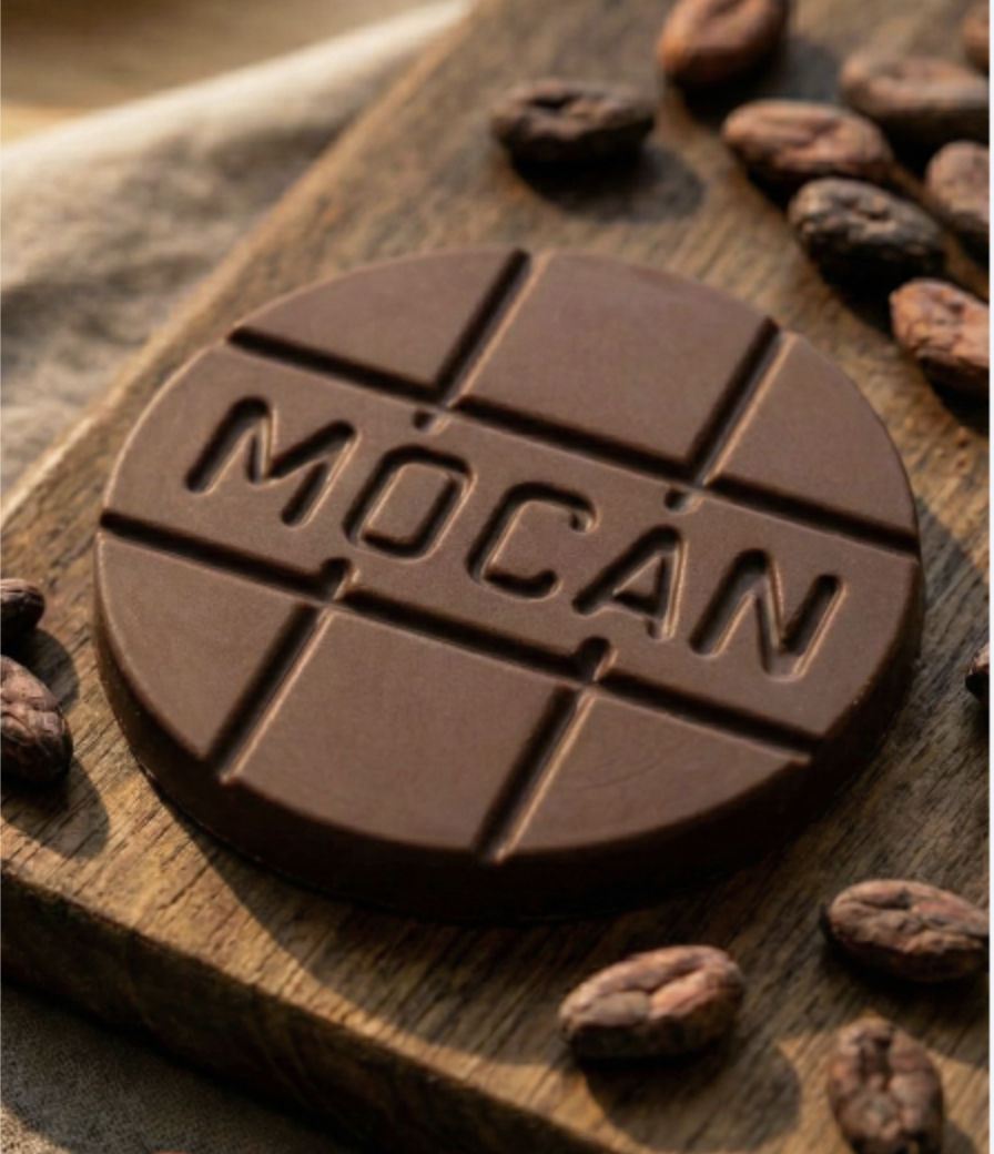 MOCÁN BOX - 4 Chocolatinas surtidas del 85% de Cacao