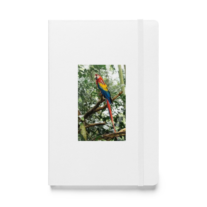 Red macaw notebook