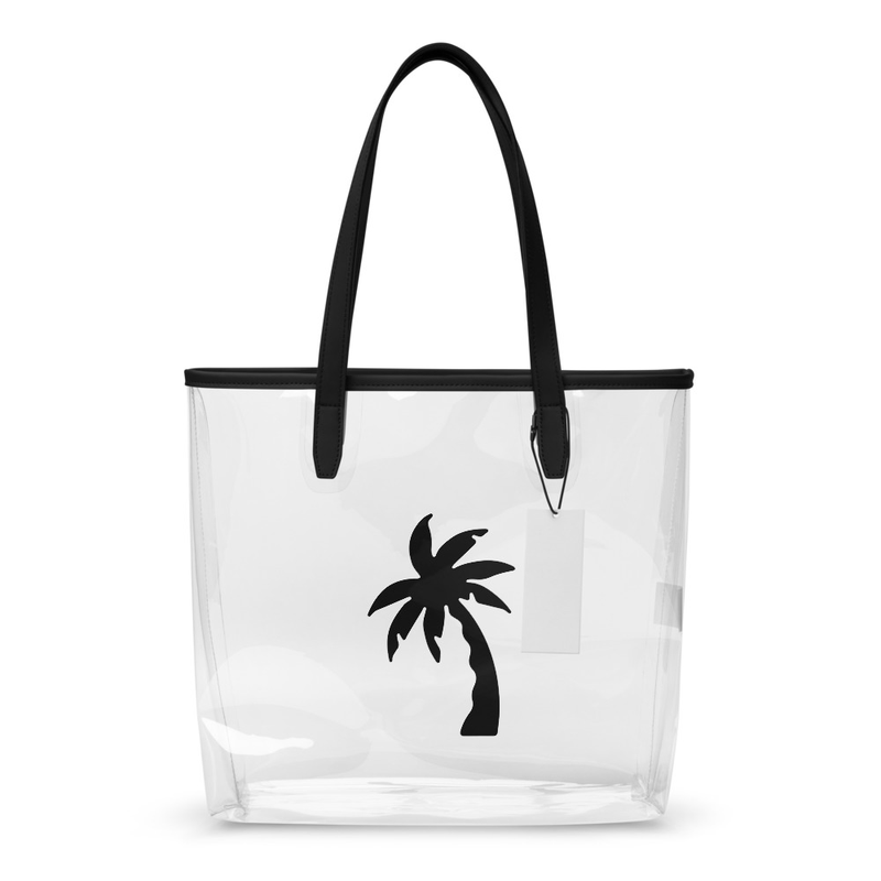 Clear, palm tree, tote bag. Perfect for beach!