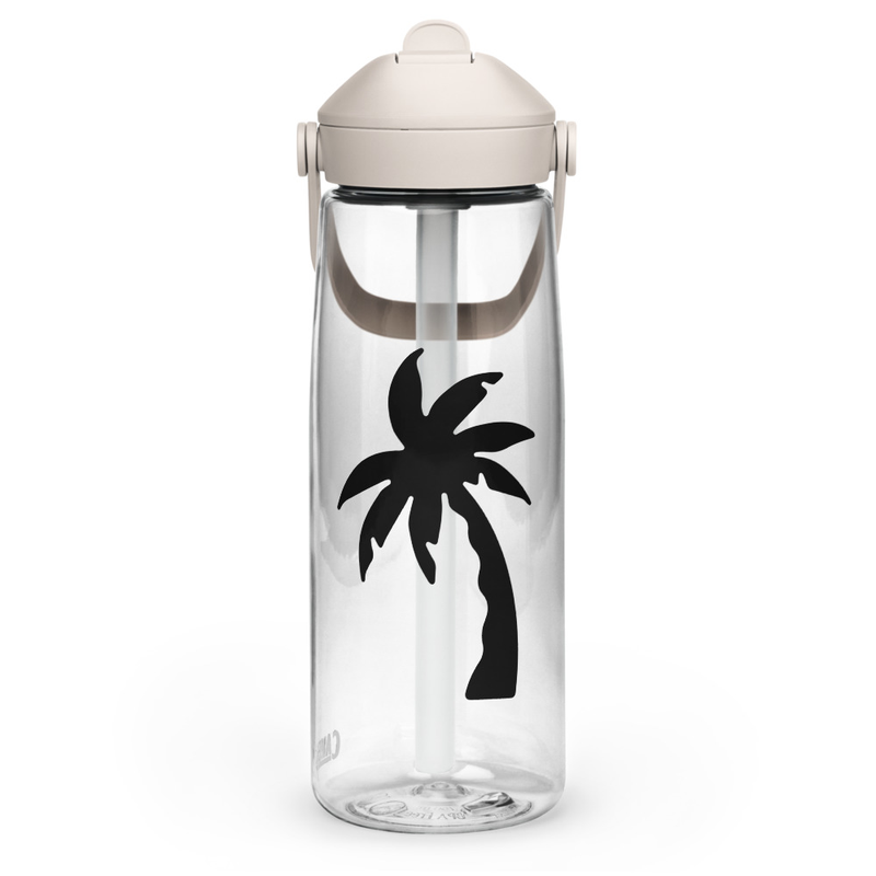 Palm tree water bottle