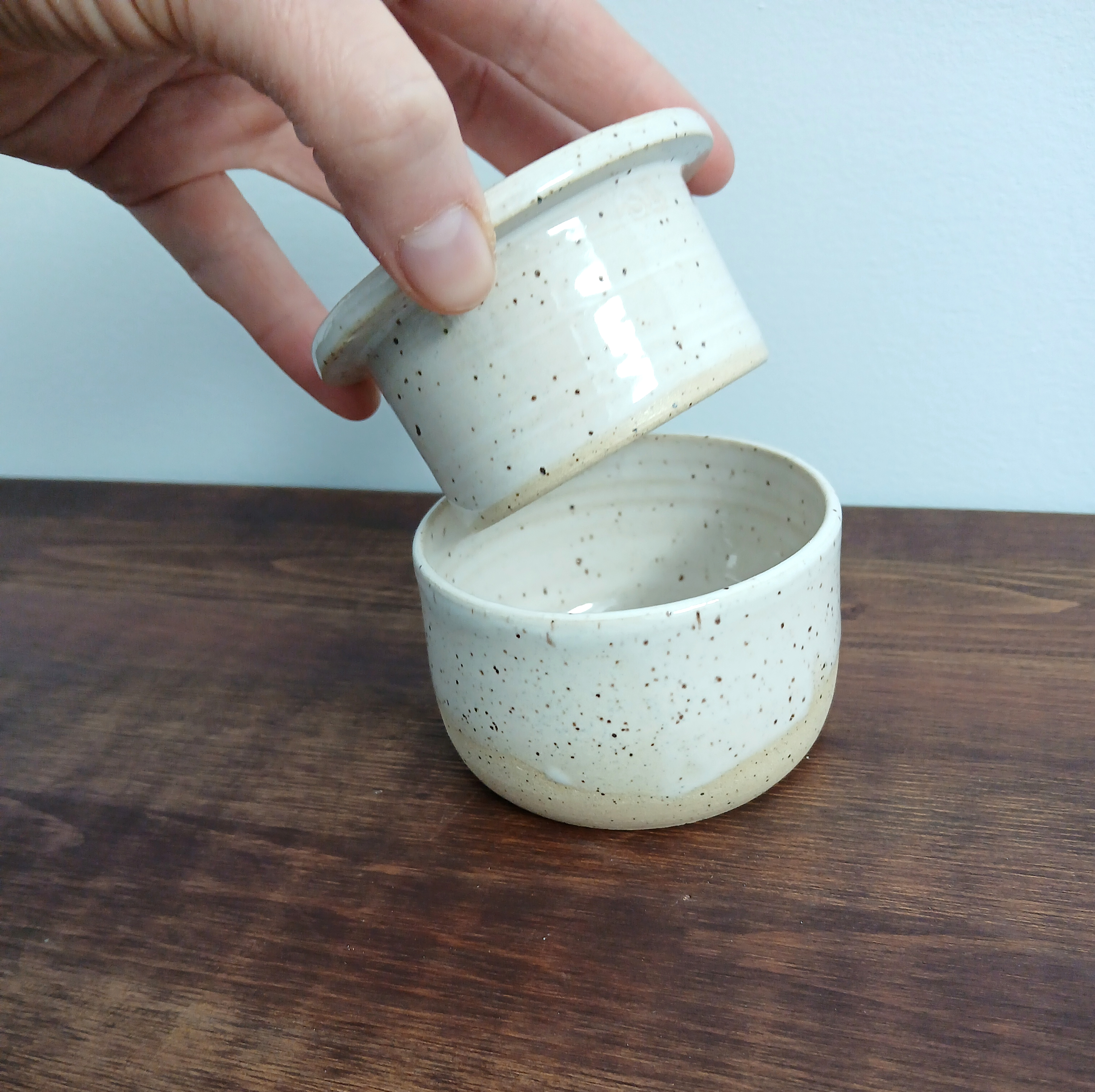 Handmade Ceramic French style butter Dish