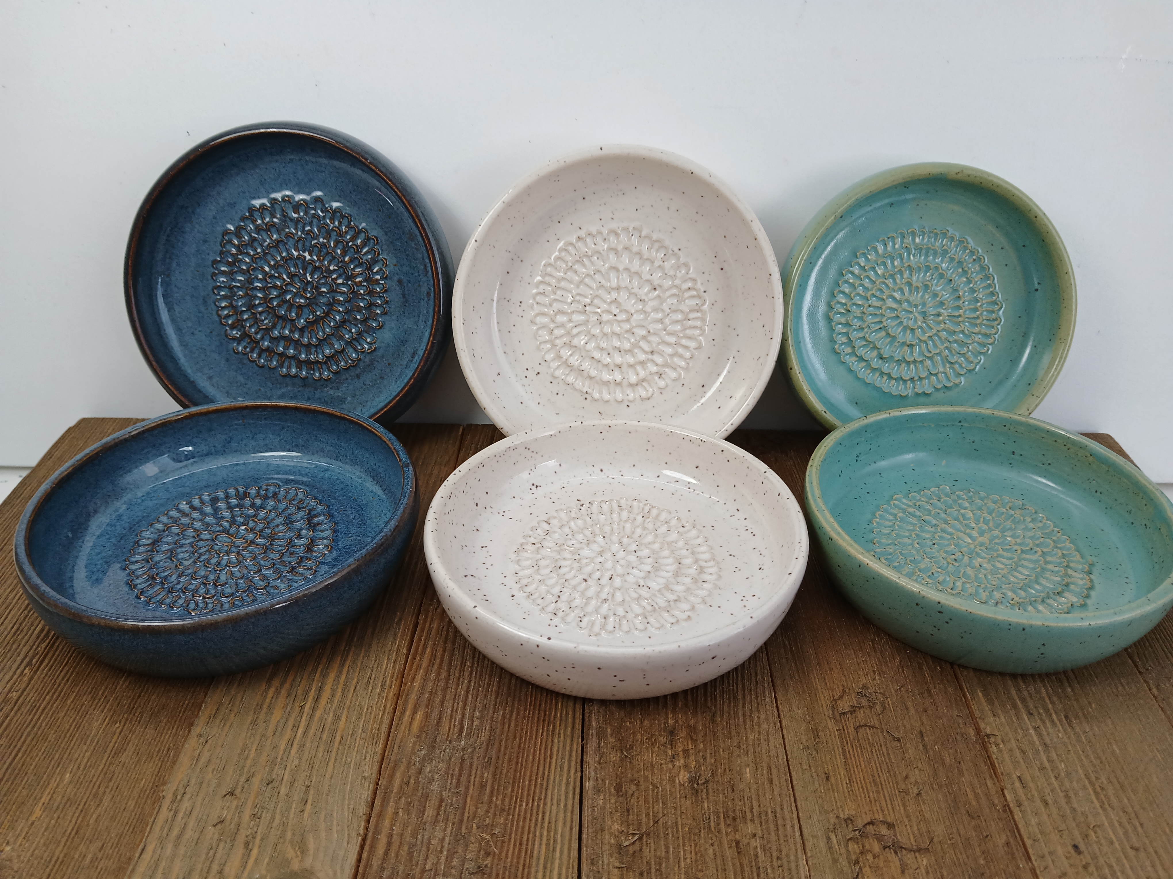 Handmade Ceramic Garlic Grater Plate