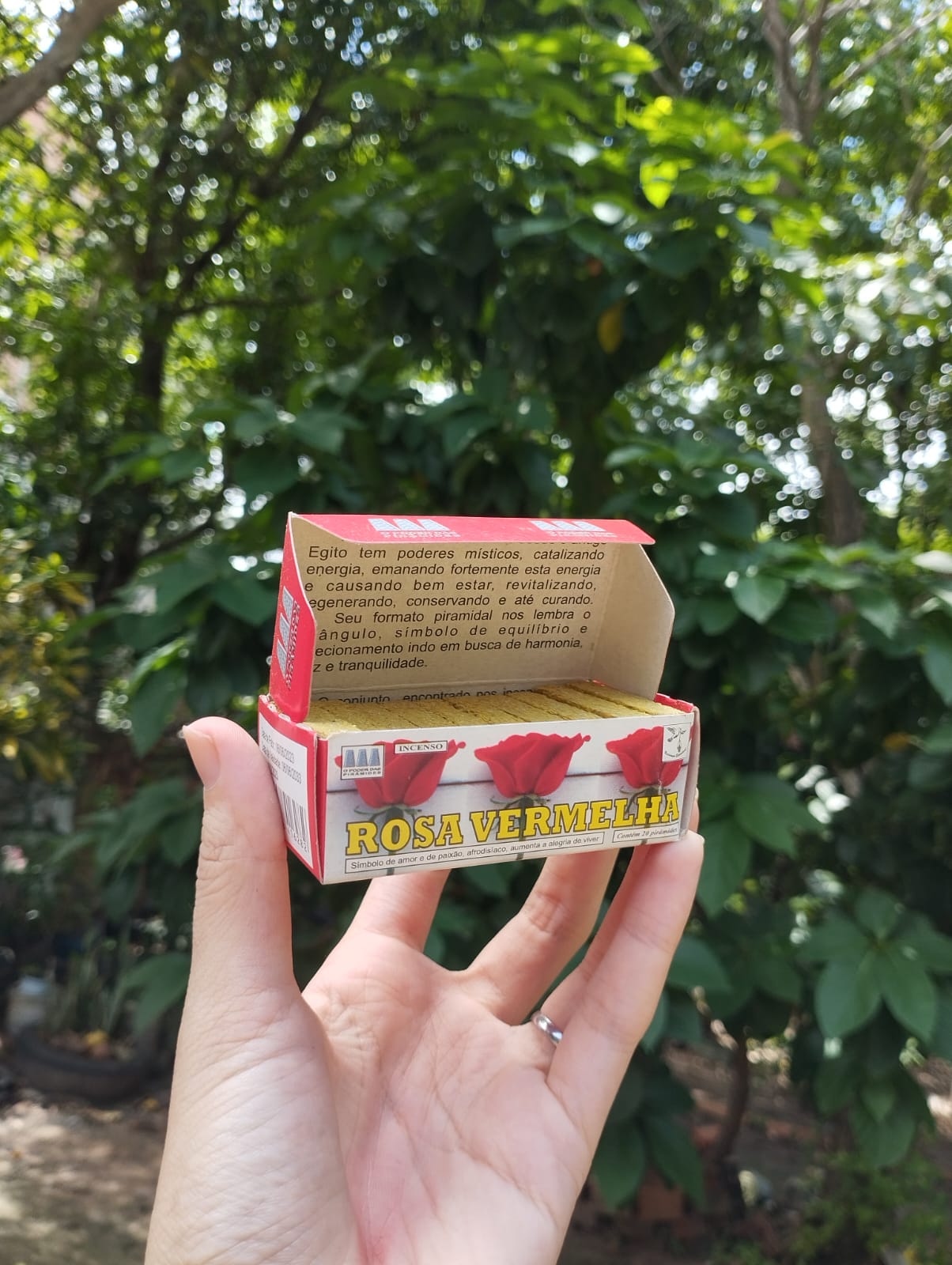 Defumador Rosa Vermelha