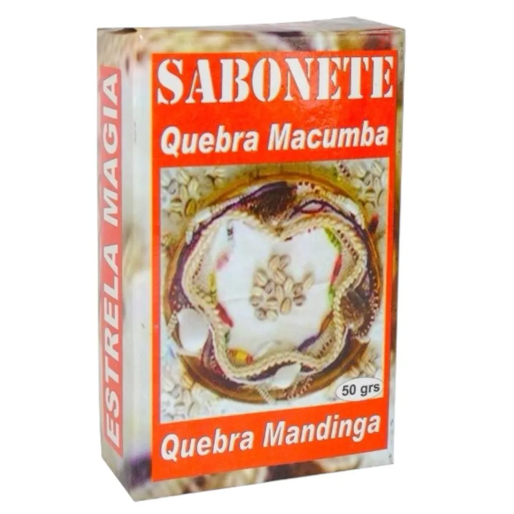 Sabonete Quebra Mandinga e Quebra Macumba