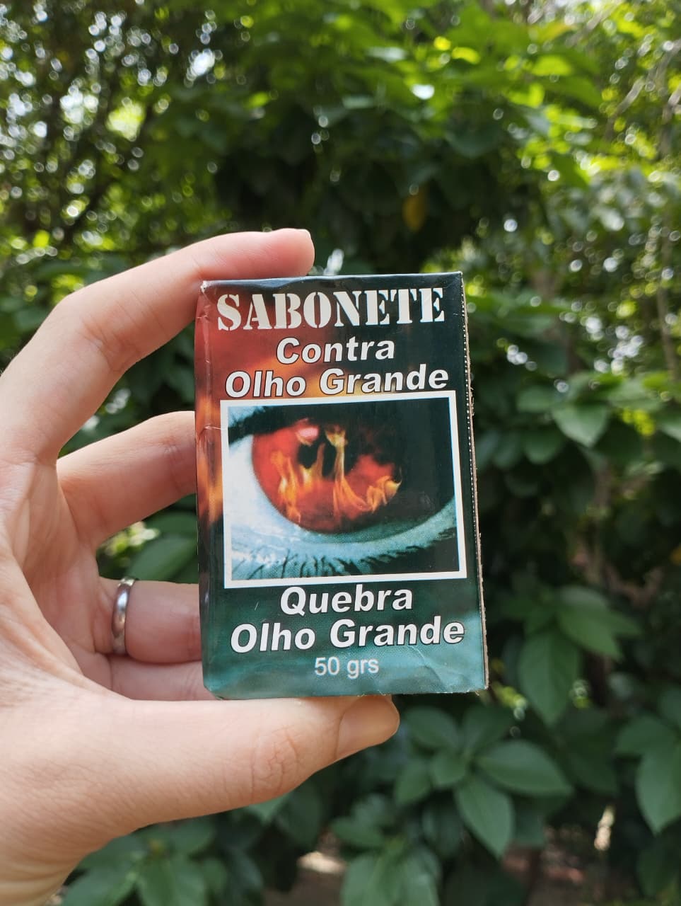 Sabonete Quebra Olho Grande e Contra Olho Grande