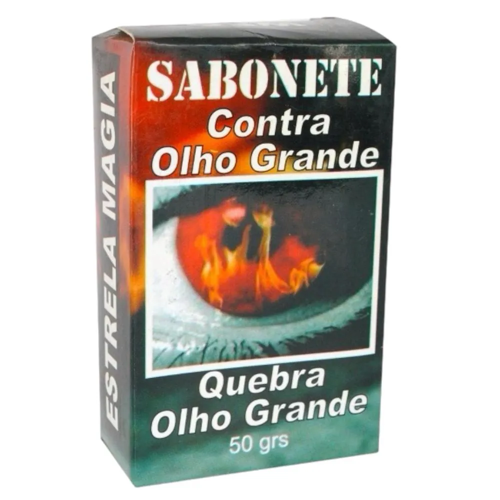 Sabonete Quebra Olho Grande e Contra Olho Grande