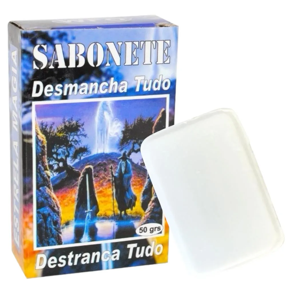 Sabonete Desmancha Tudo e Destranca Tudo