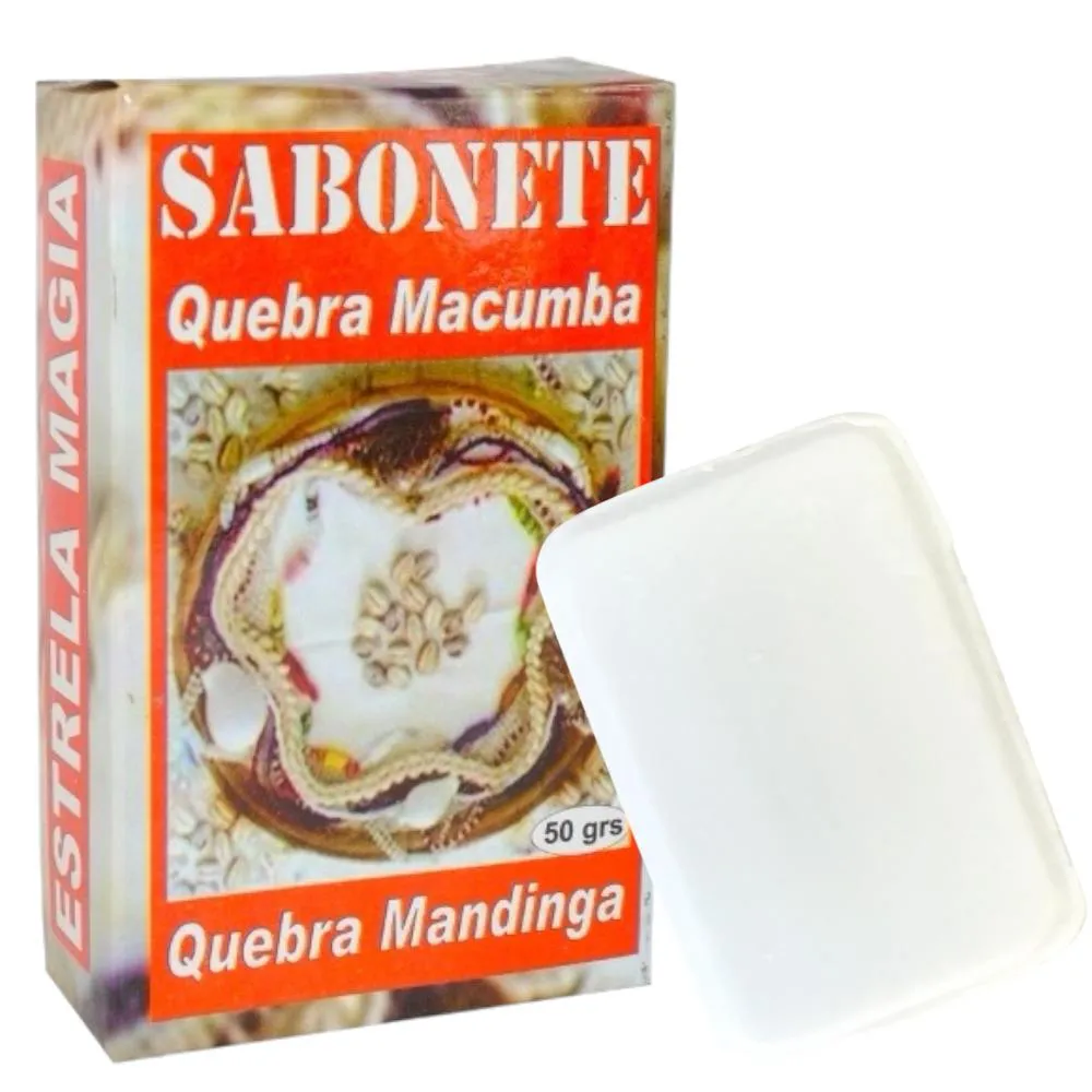 Sabonete Quebra Mandinga e Quebra Macumba