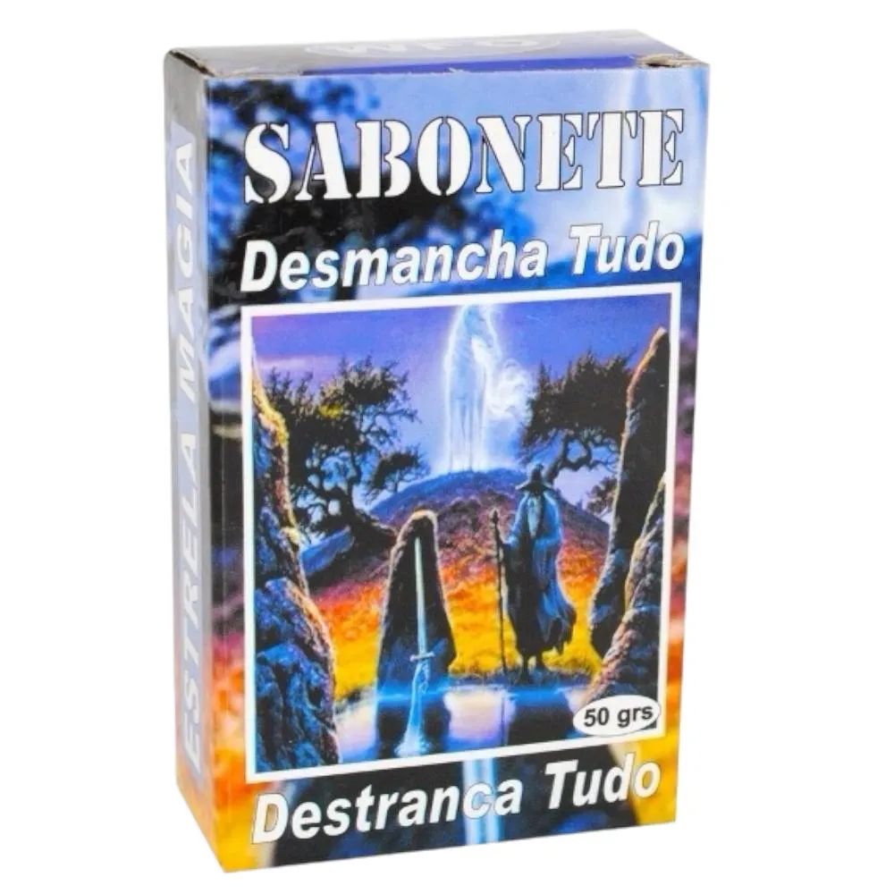 Sabonete Desmancha Tudo e Destranca Tudo