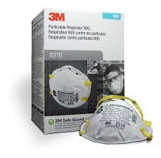Respirador Desechable para Partículas N95 8210 3M
