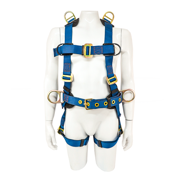 Arnés de Seguridad Cuerpo Completo 5 Anillos D y Cinturón Acojinado USP-127-M