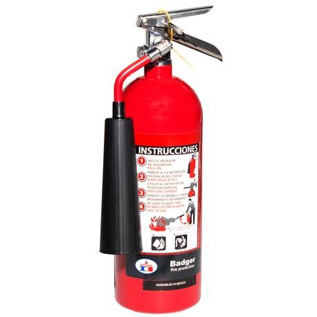 Extintor Cilindro de Aluminio de CO2 Rojo … 5 lb