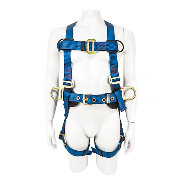 Arnés de Seguridad Cuerpo Completo 3 Anillos D y Cinturón Acojinado USP-125-M