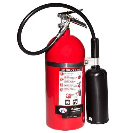 Extintor Cilindro de Aluminio de CO2 Rojo … 10 lb