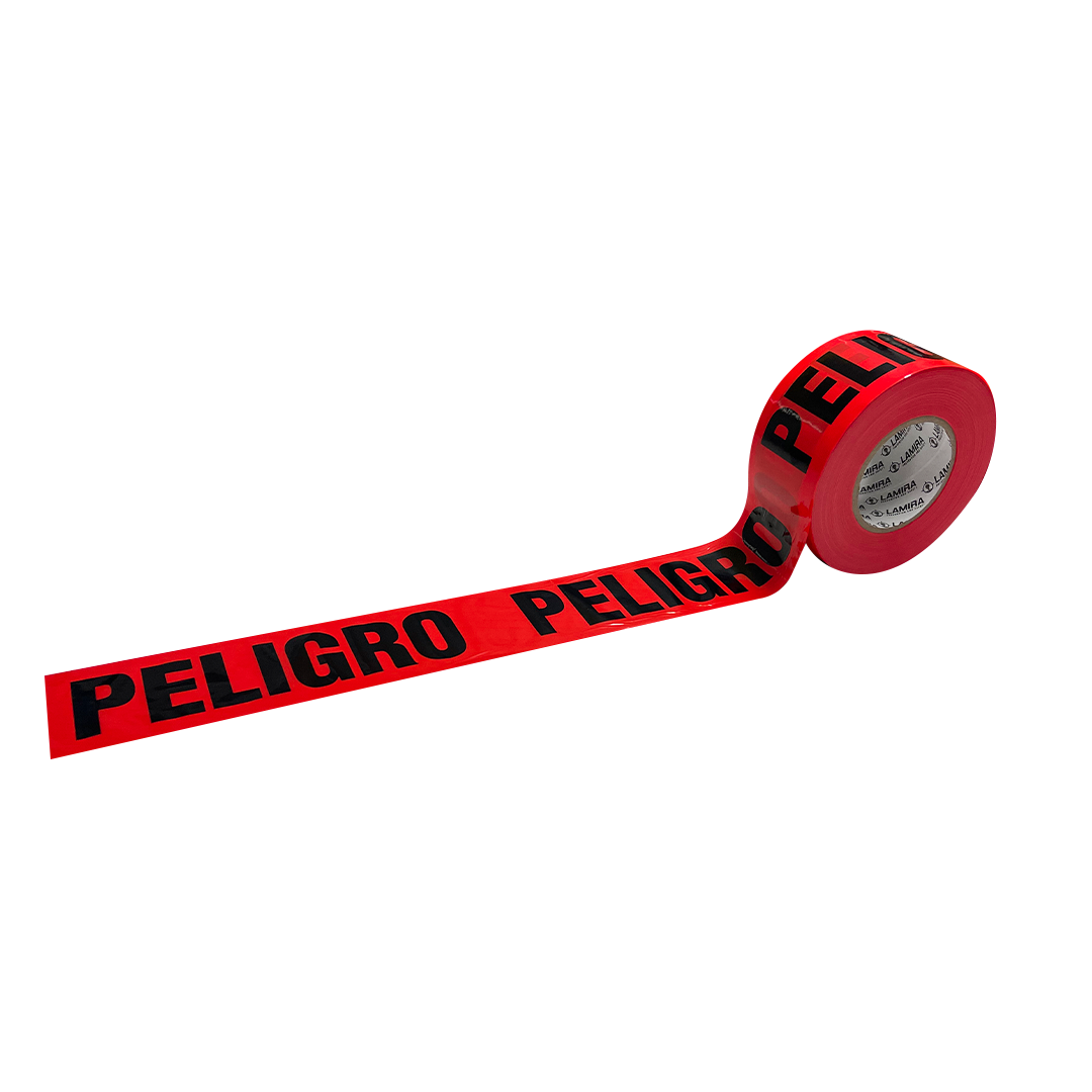 Banda de Peligro Roja 3″ x 300 m (pieza)