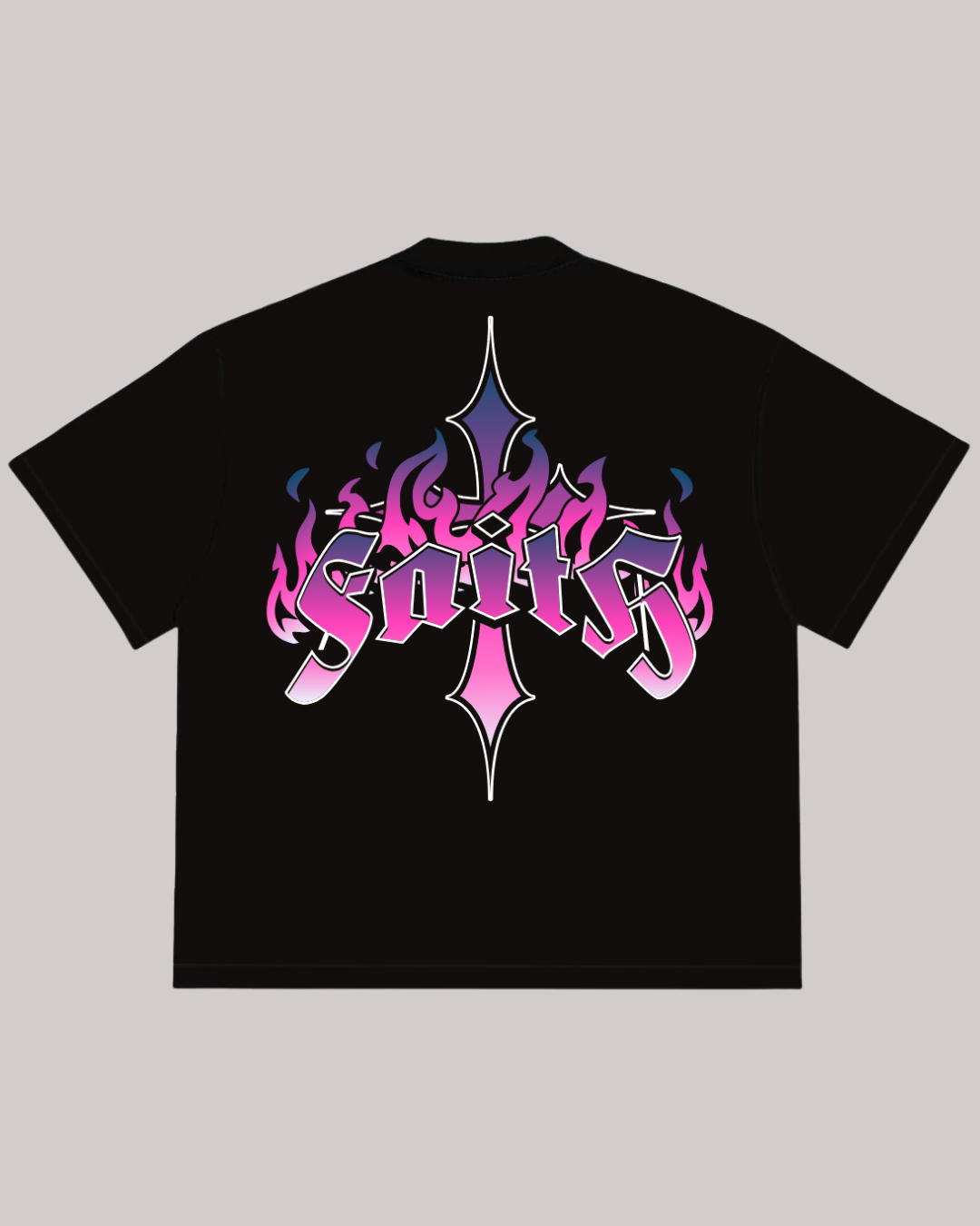 Camiseta Oversized Faith Preto