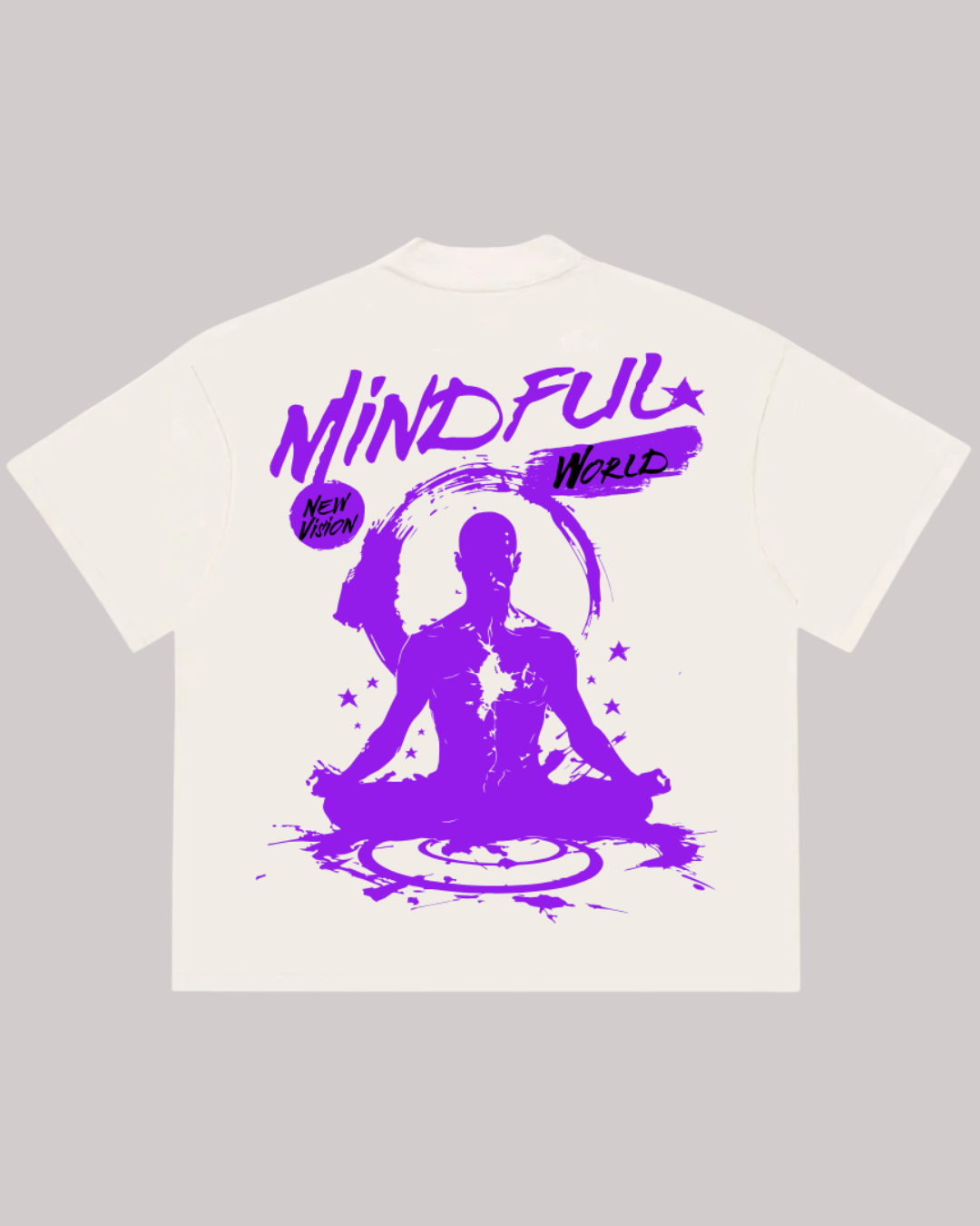 Camiseta Oversized Mind Full Off-White