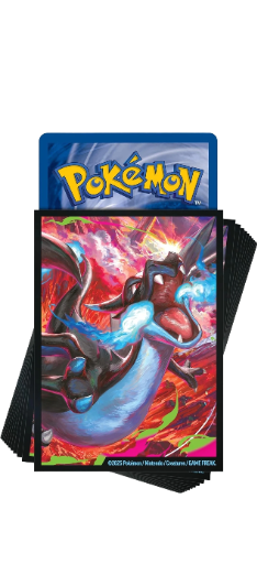 Mega Charizard X Card Sleeves - 65 Count