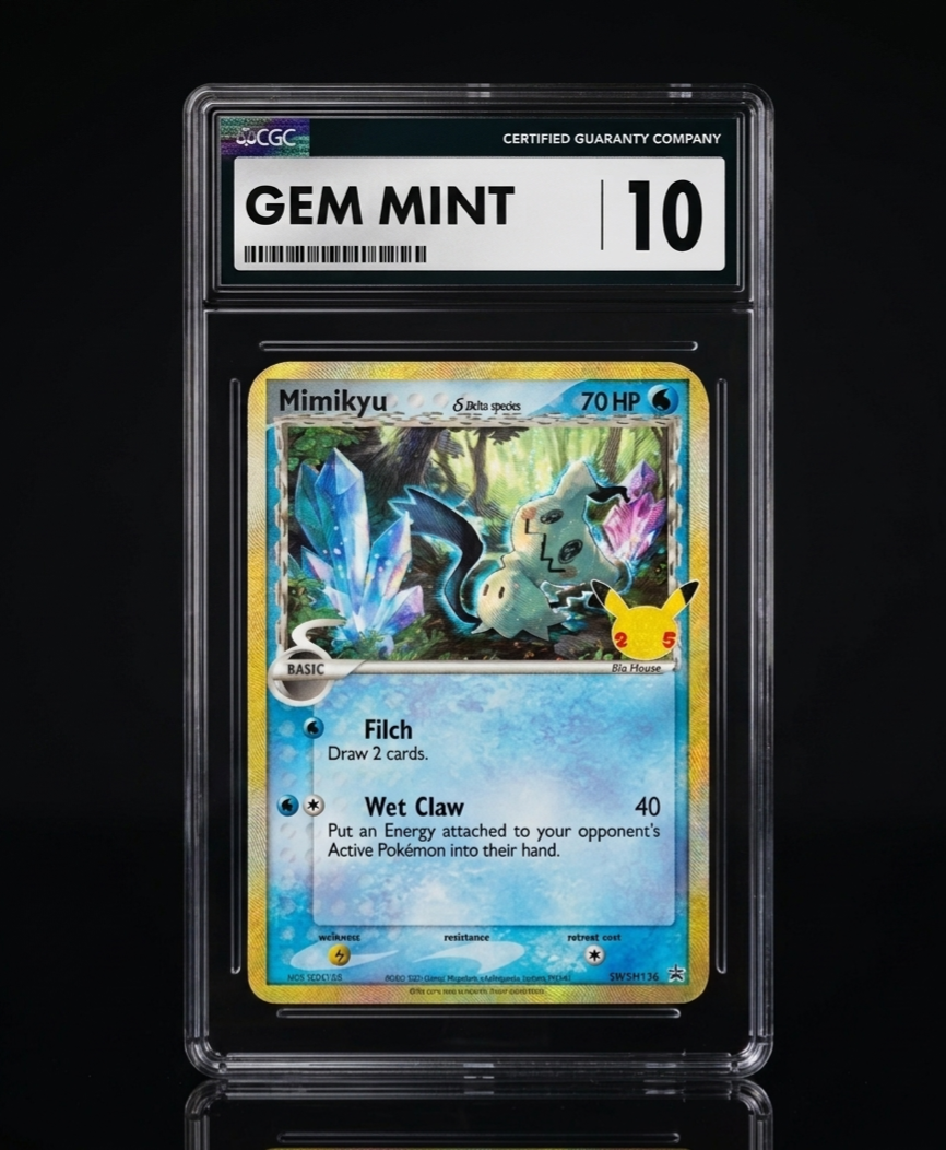 Mimikyu Black Star Promo SWSH136 - CGG 10