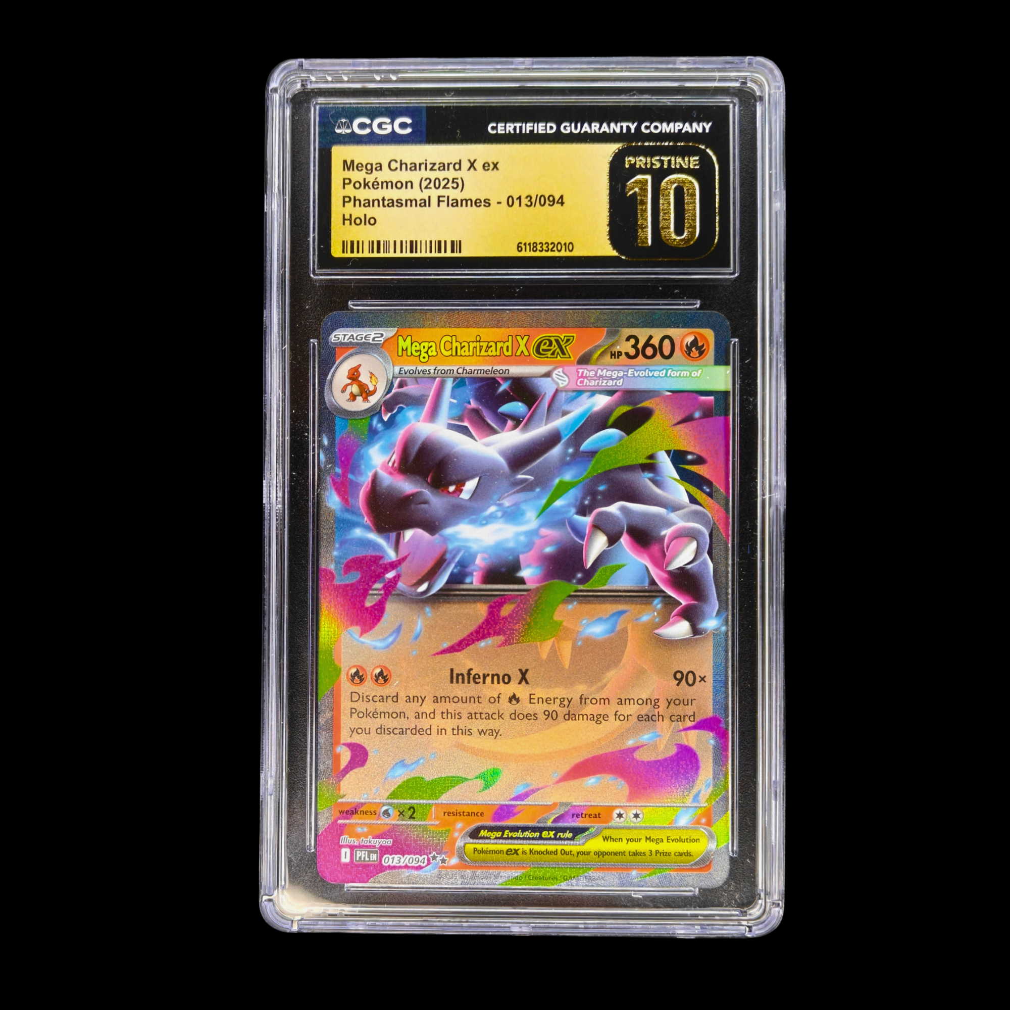 Mega Charizard EX 013/094 - CGC Pristine 10
