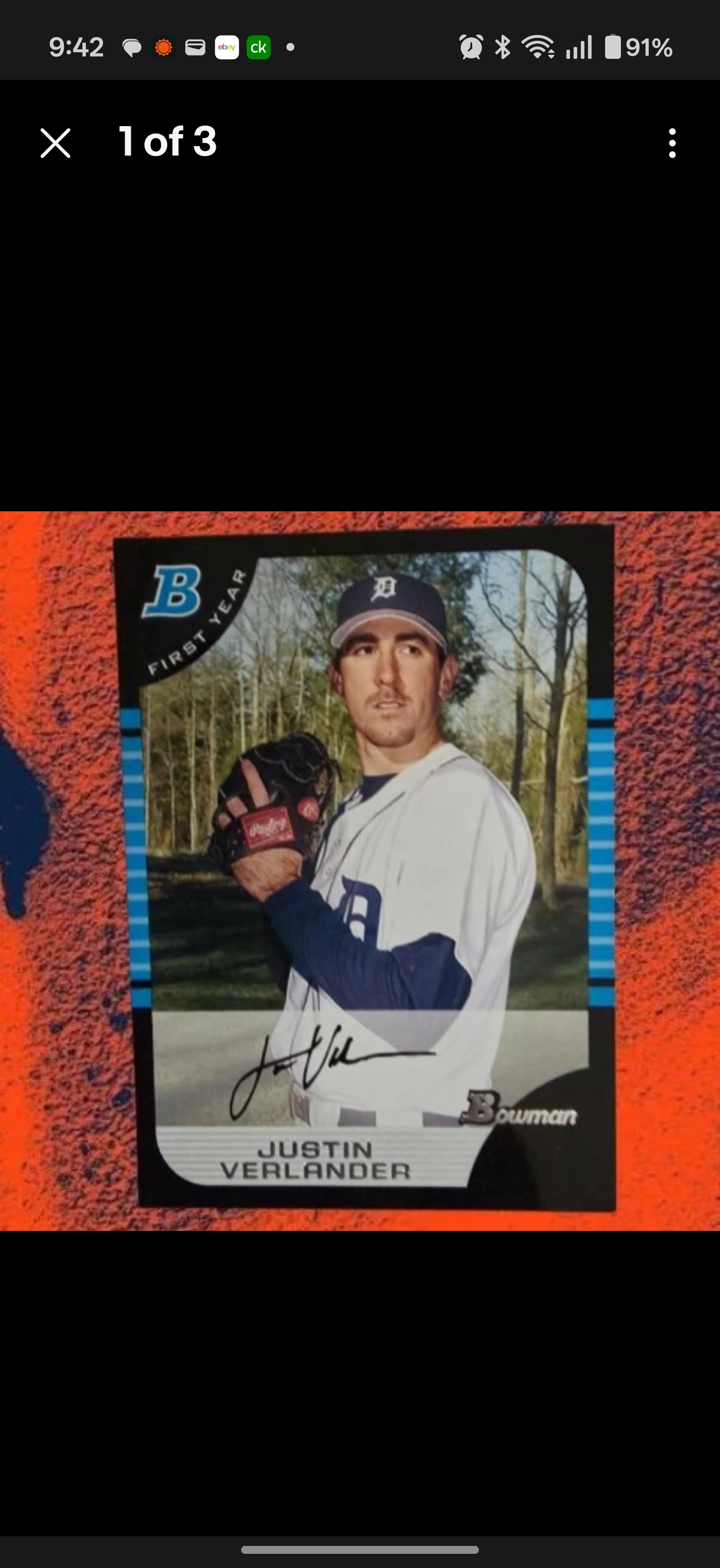2005 Bowman - First Year Justin Verlander #174 (RC)